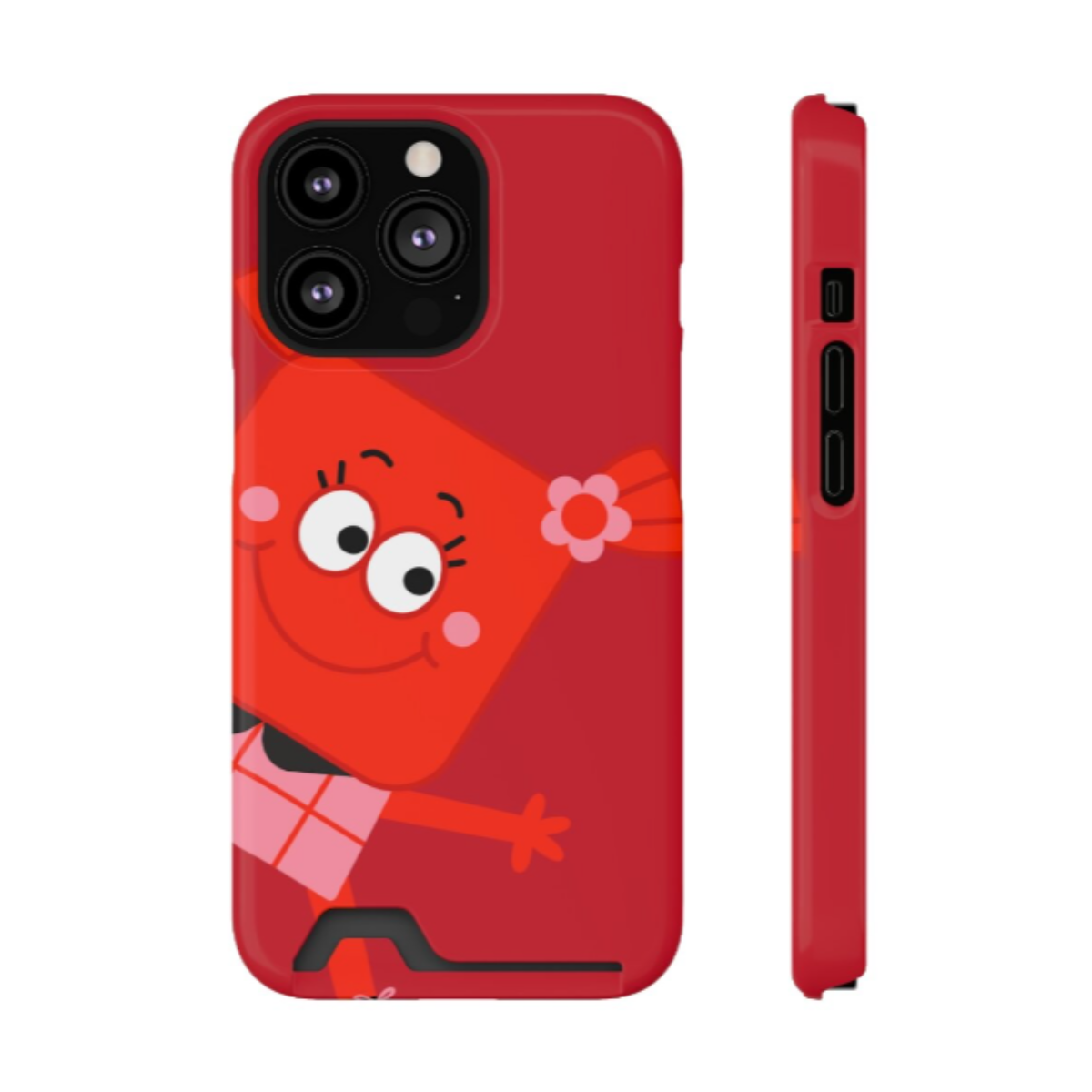Ruby Red, phone case, cardholder, Magicooz, bold, organized, impact-resistant, iPhone 13, Samsung Galaxy S21, S22.