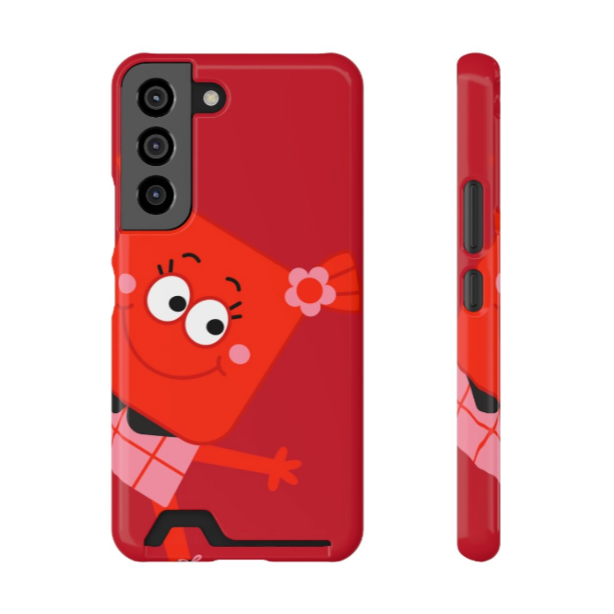Ruby Red, phone case, cardholder, Magicooz, bold, organized, impact-resistant, iPhone 13, Samsung Galaxy S21, S22.