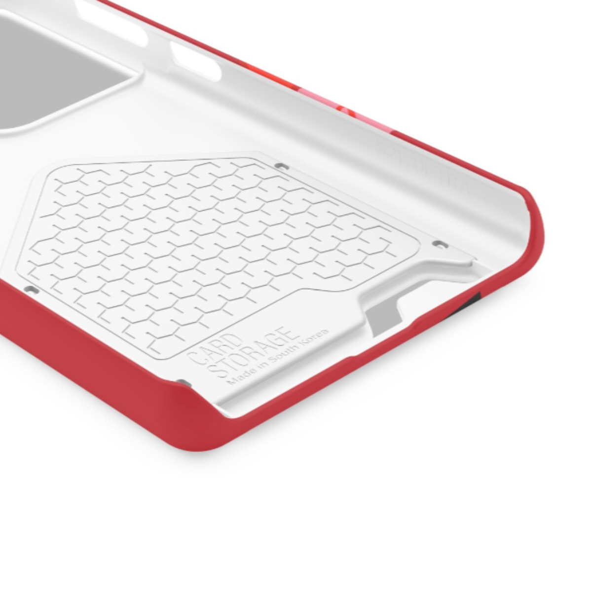 Ruby Red, phone case, cardholder, Magicooz, bold, organized, impact-resistant, iPhone 13, Samsung Galaxy S21, S22.