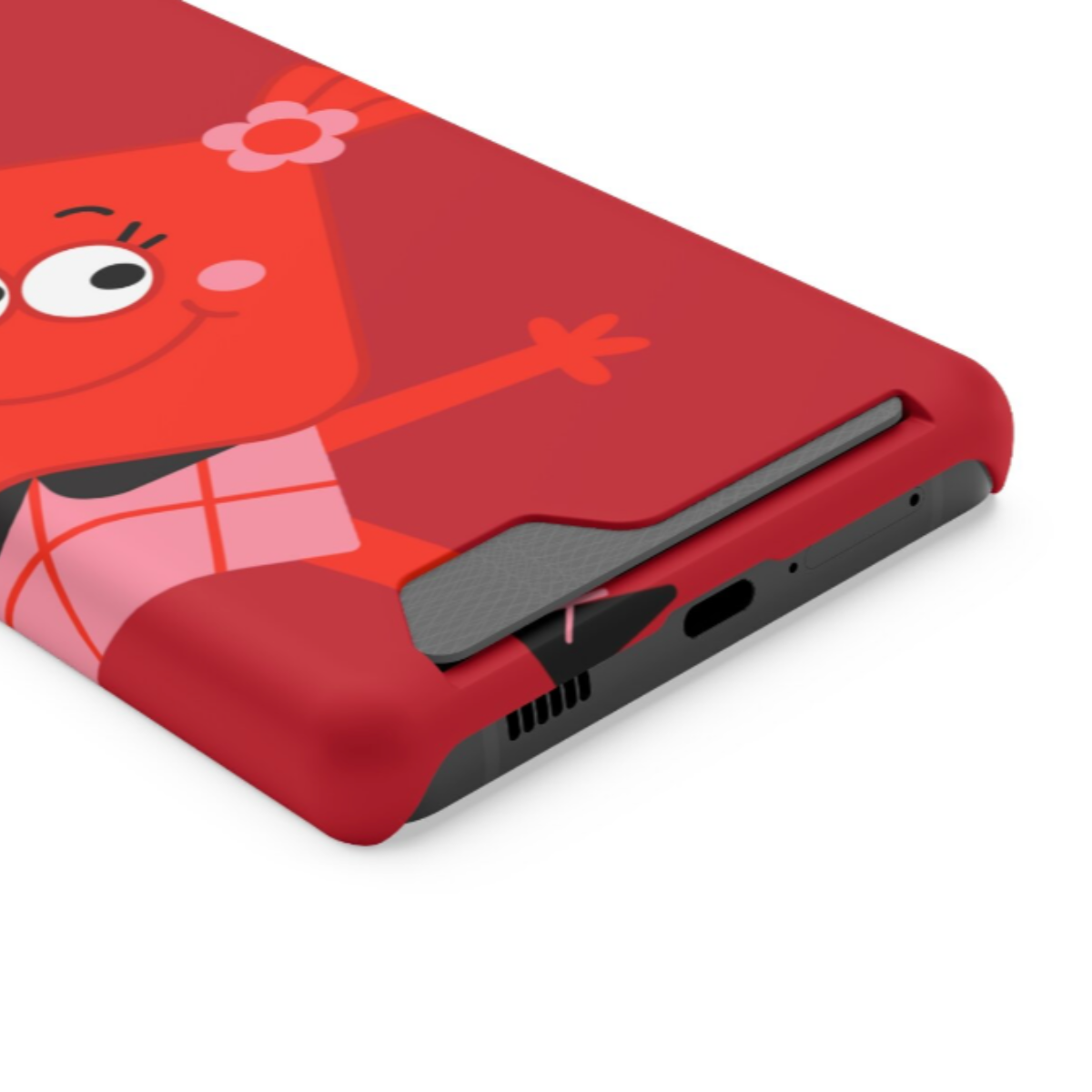 Ruby Red, phone case, cardholder, Magicooz, bold, organized, impact-resistant, iPhone 13, Samsung Galaxy S21, S22.