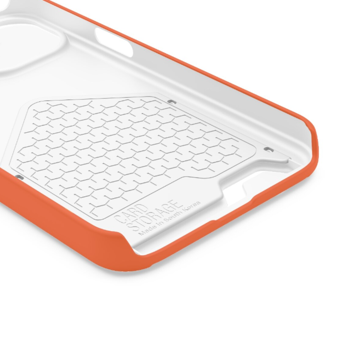 OJ Orange, phone case, cardholder, Magicooz, vibrant, organized, impact-resistant, iPhone 13, Samsung Galaxy S21, S22.