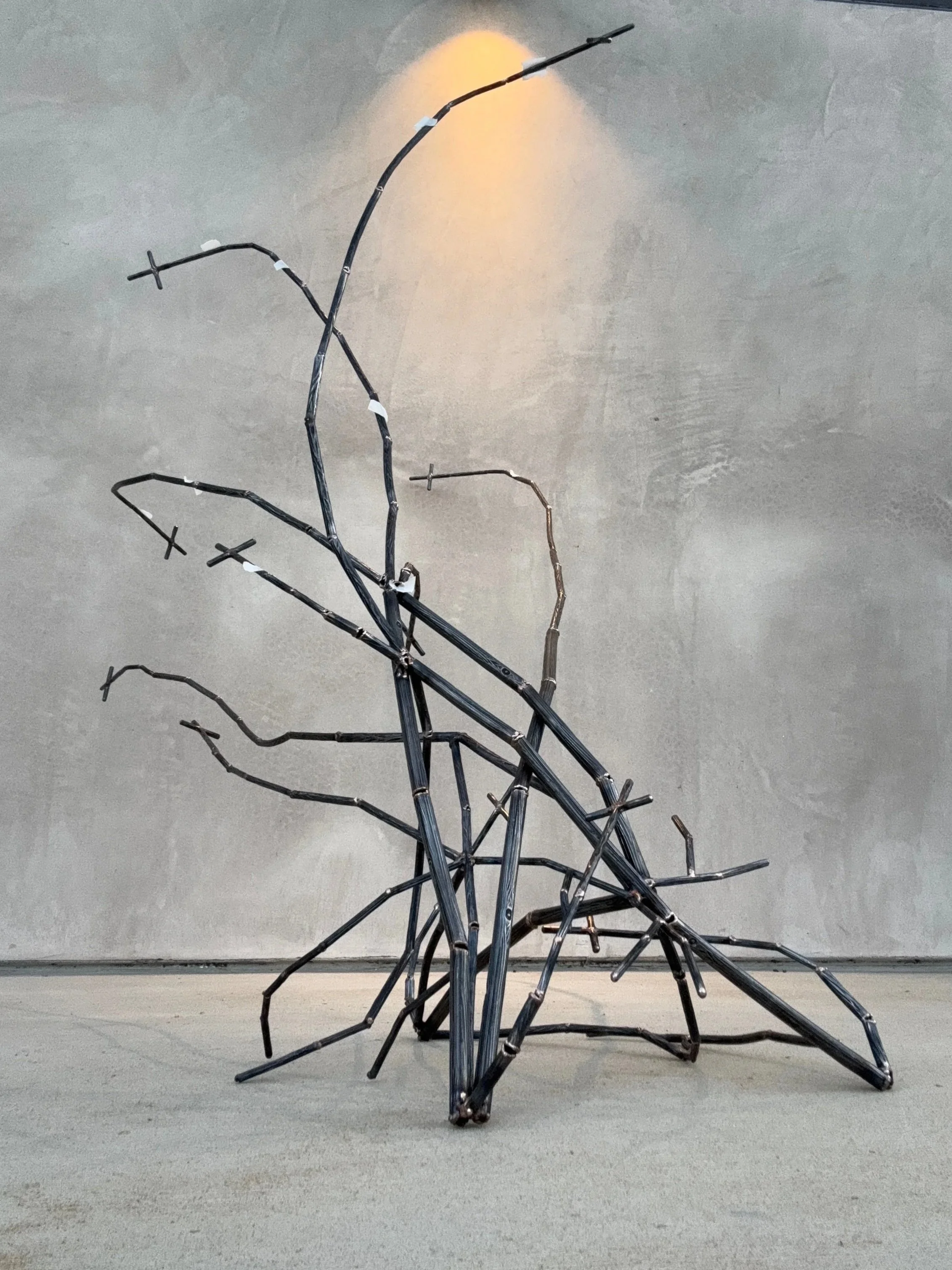 Dillinger Weldz Sculpture Tree of Crosses