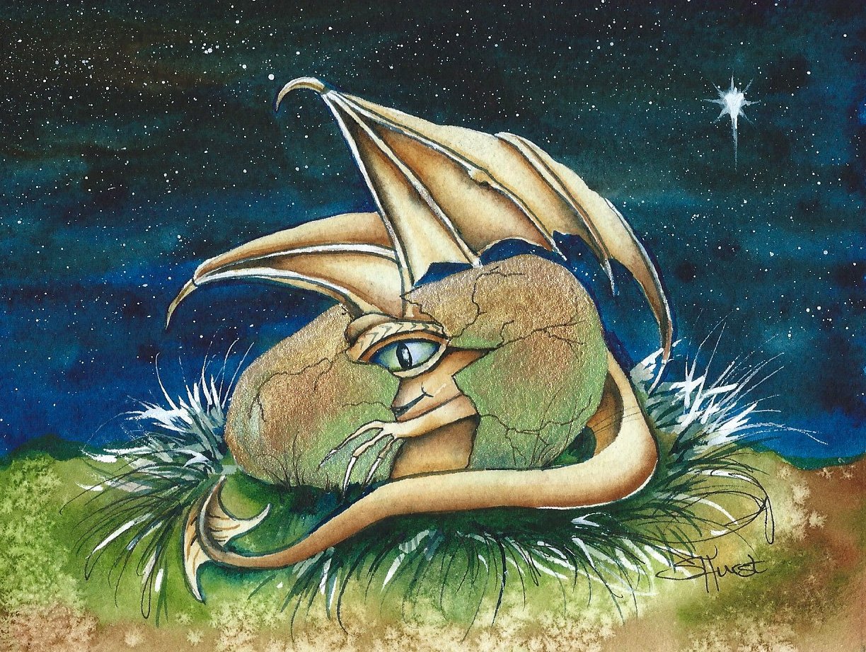 Dreaming of Dragons Painting Holiday