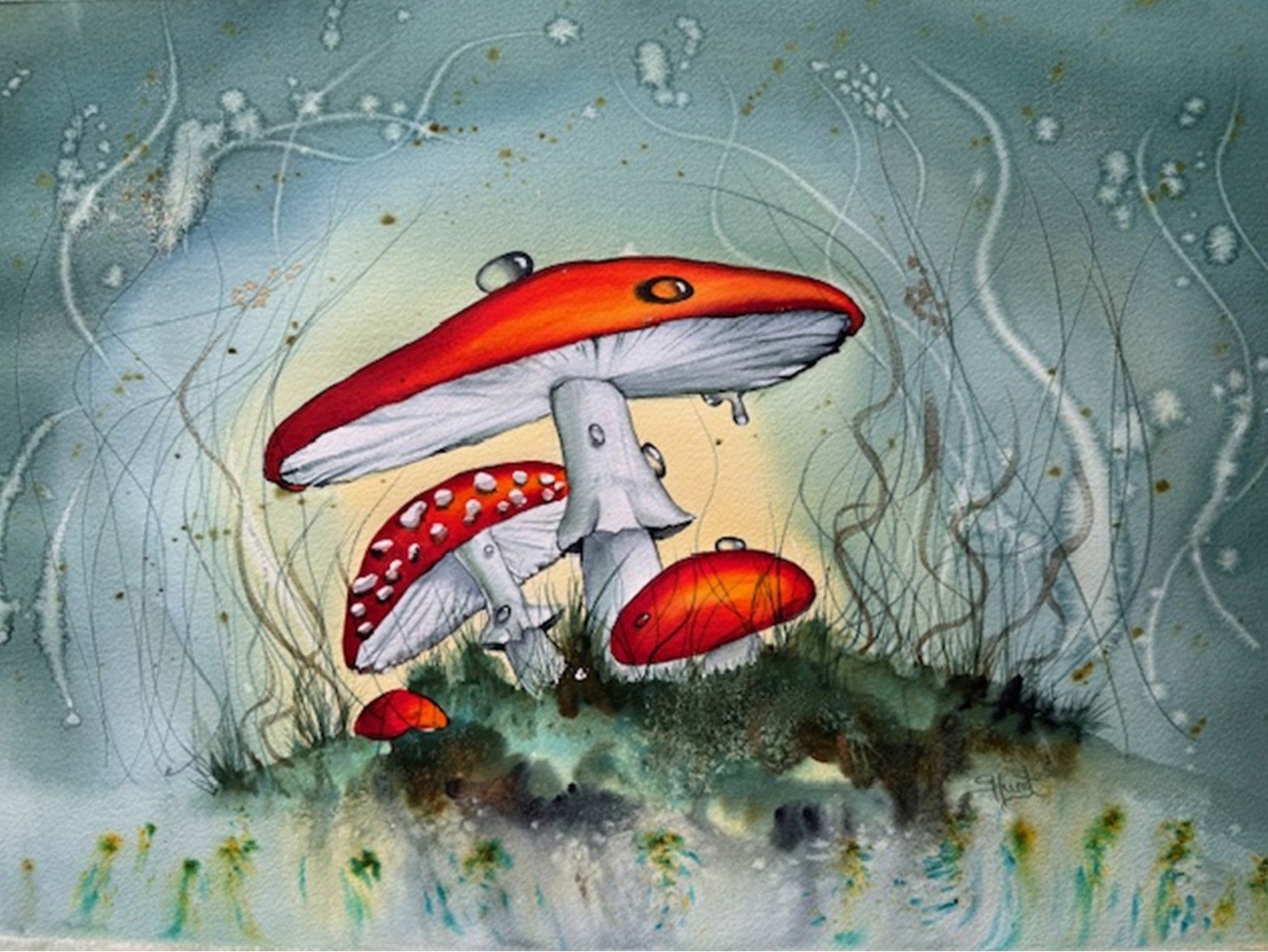 Fly Agaric Original Painting
