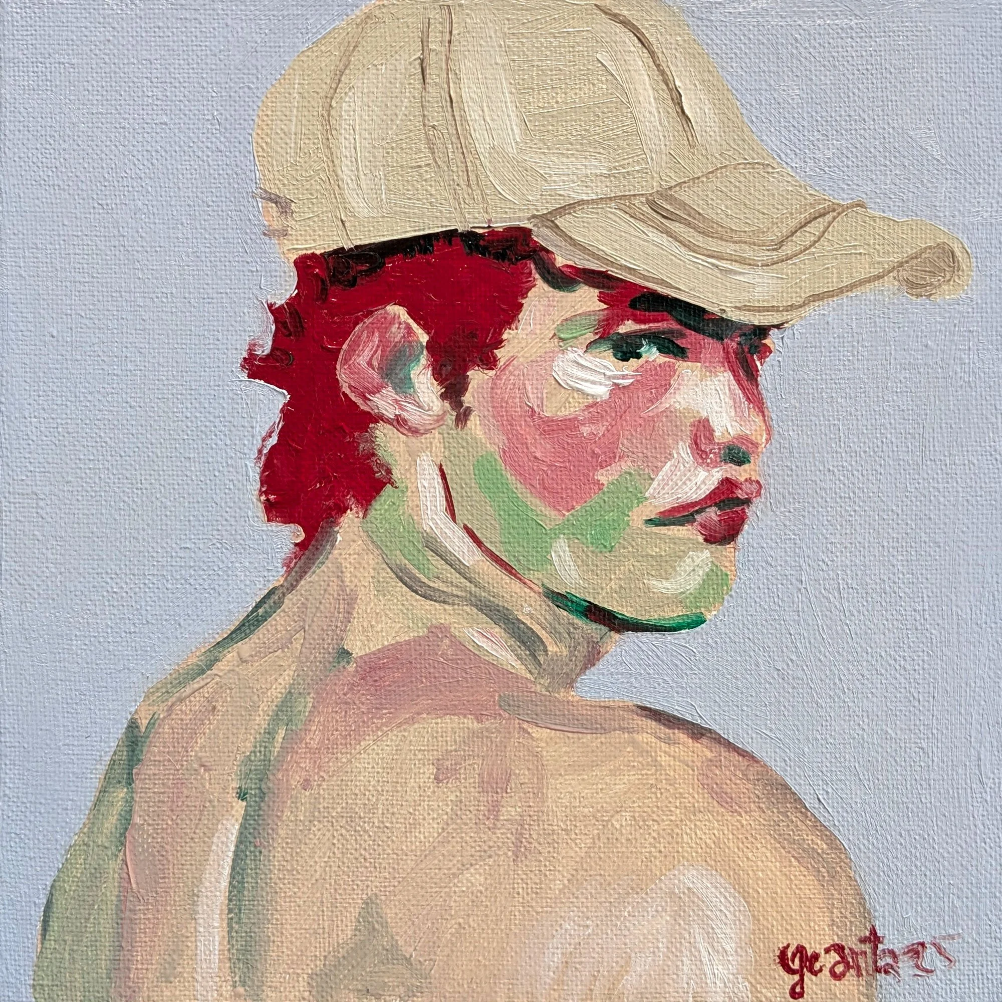 Jeune homme à la casquette