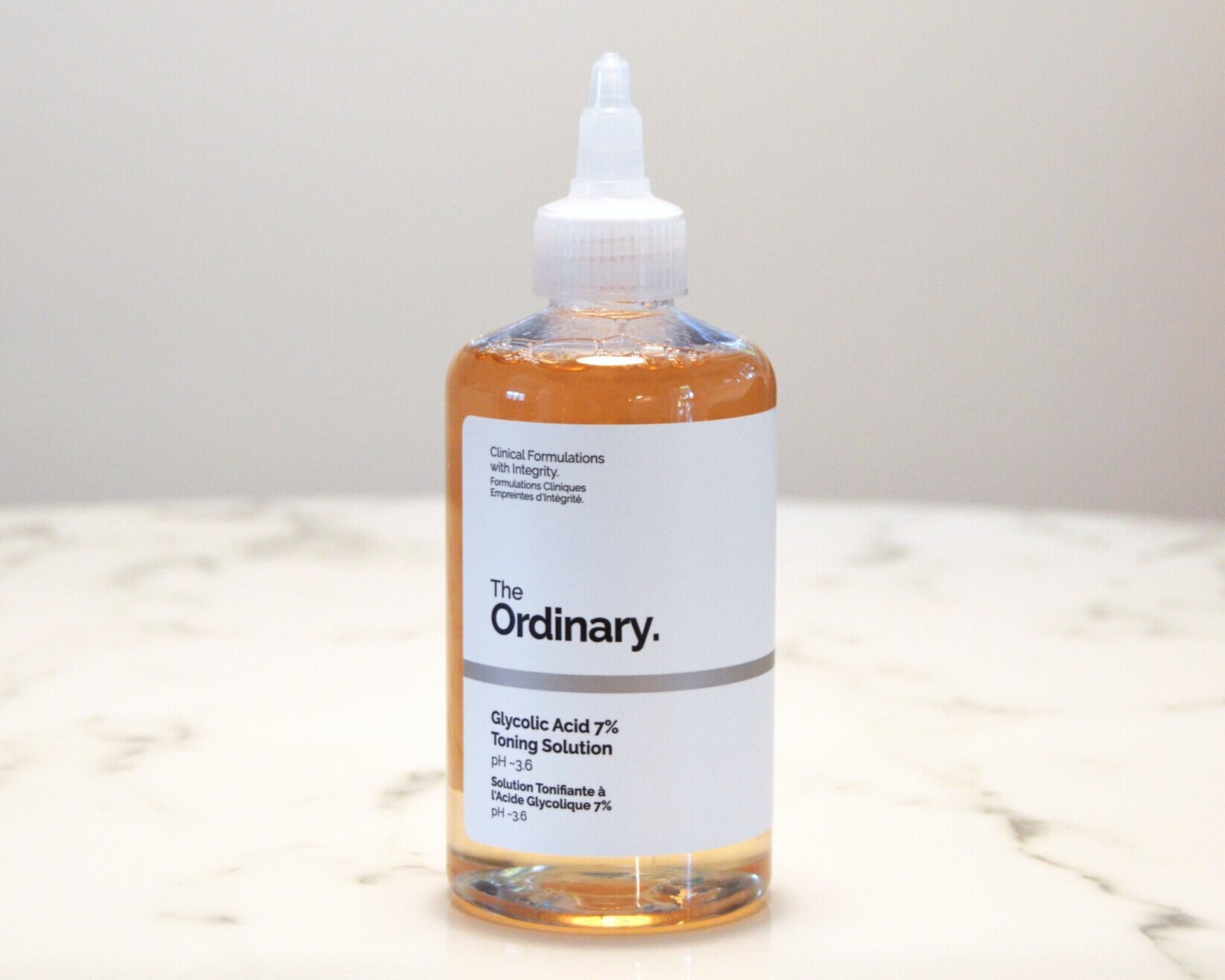The ordinary toning solution