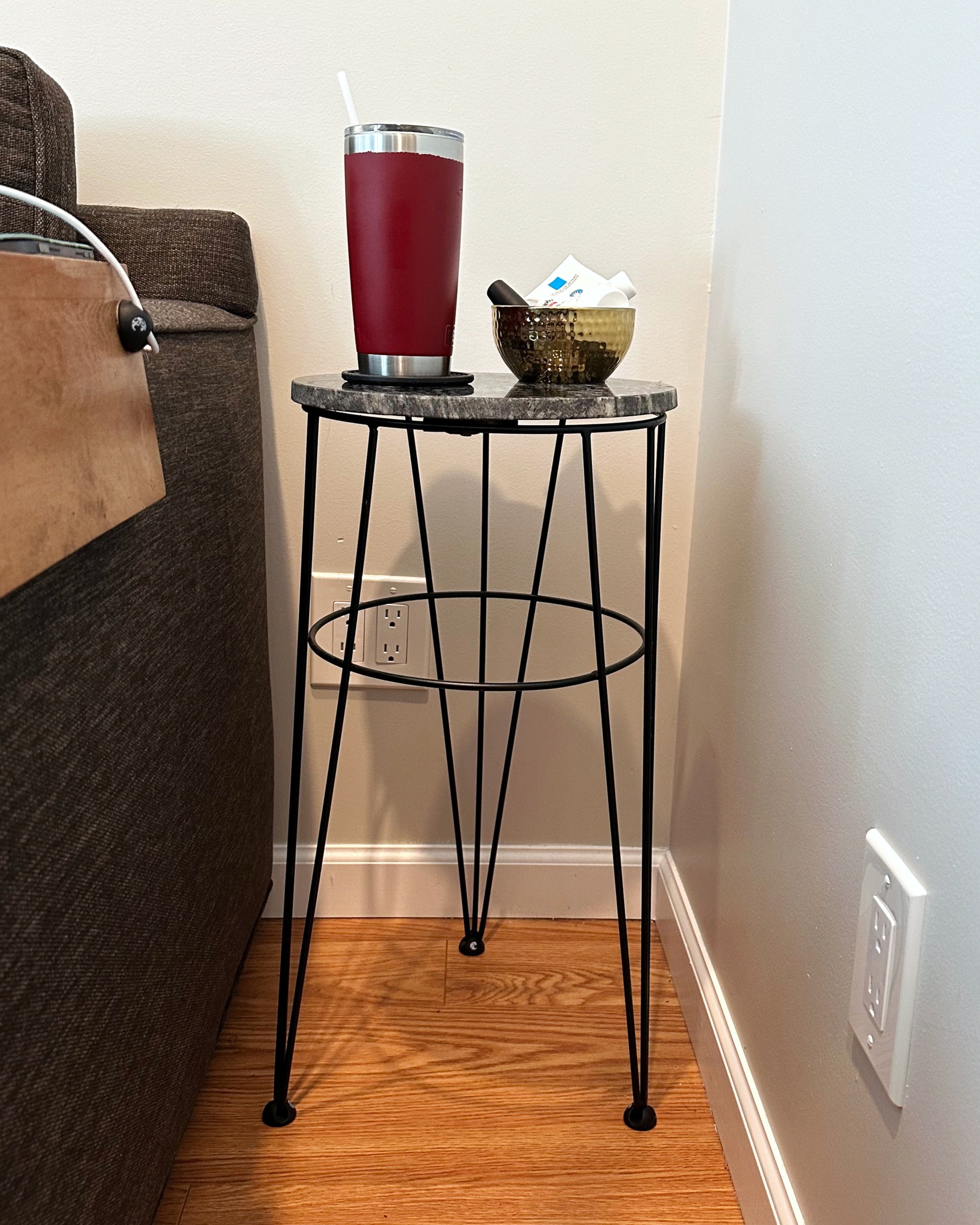 Looking For a Small, Simple Side Table? Try a Plant Stand — This