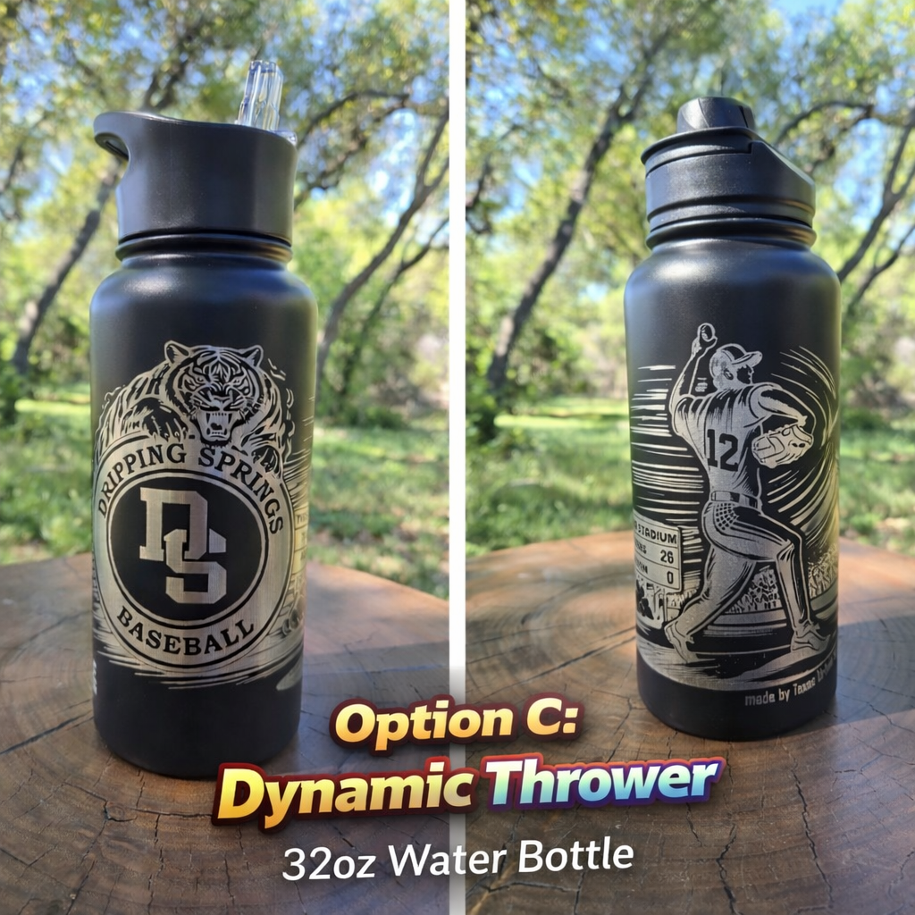 Dynamic Thrower - 32oz & 64oz  Stainless Water Bottles