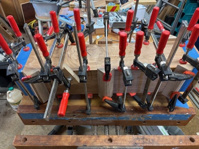 This 8"x8" vertical post is crafted from 2" thick pecan, expertly glued to create a seamless, solid structure. It’s designed to allow for efficient cable routing, blending form and function flawlessly.