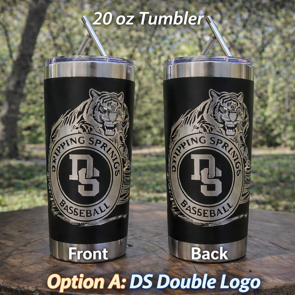 Double DS Tiger Icon - 20oz & 30oz Stainless Tumblers