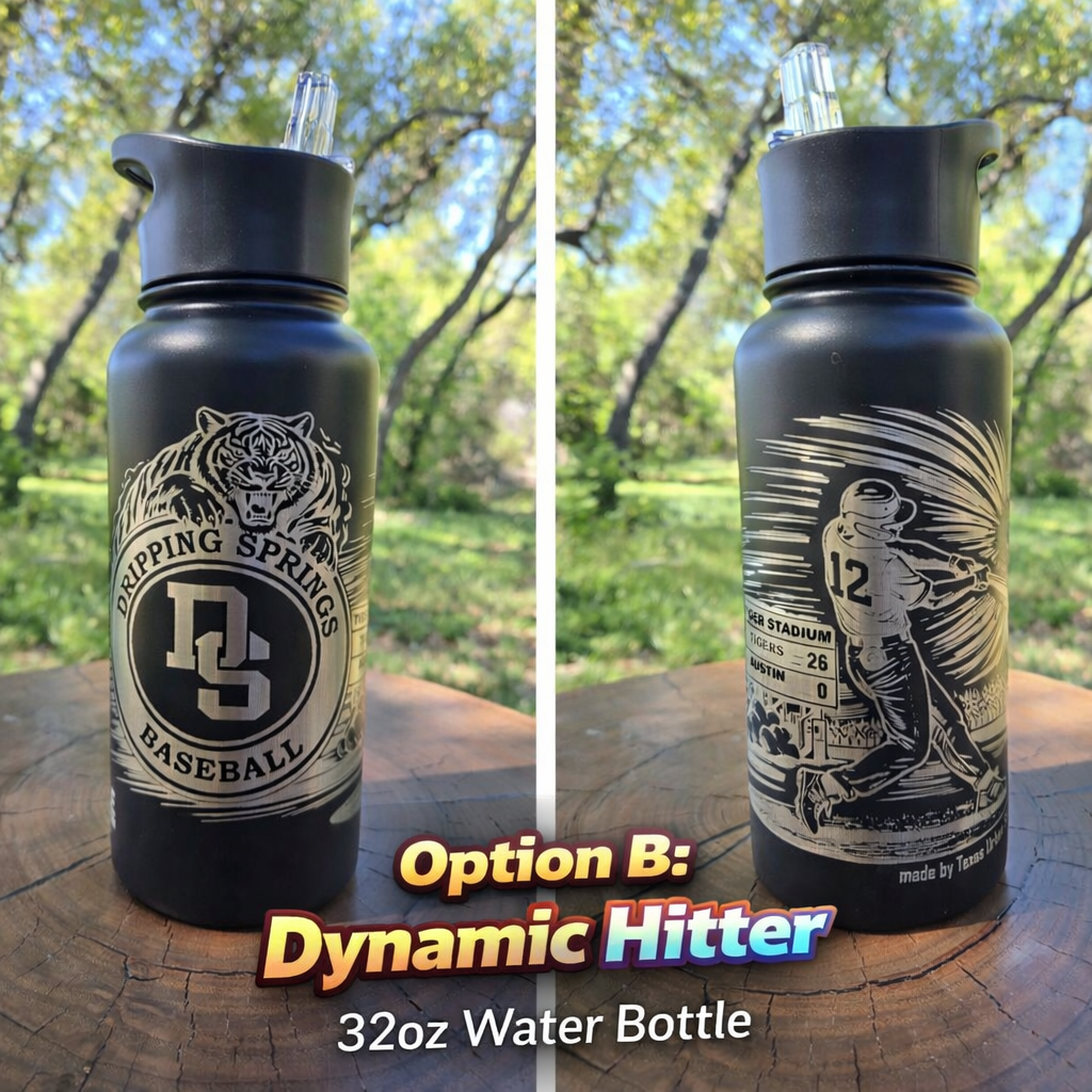 Dynamic Hitter - 32oz & 64oz  Stainless Water Bottles