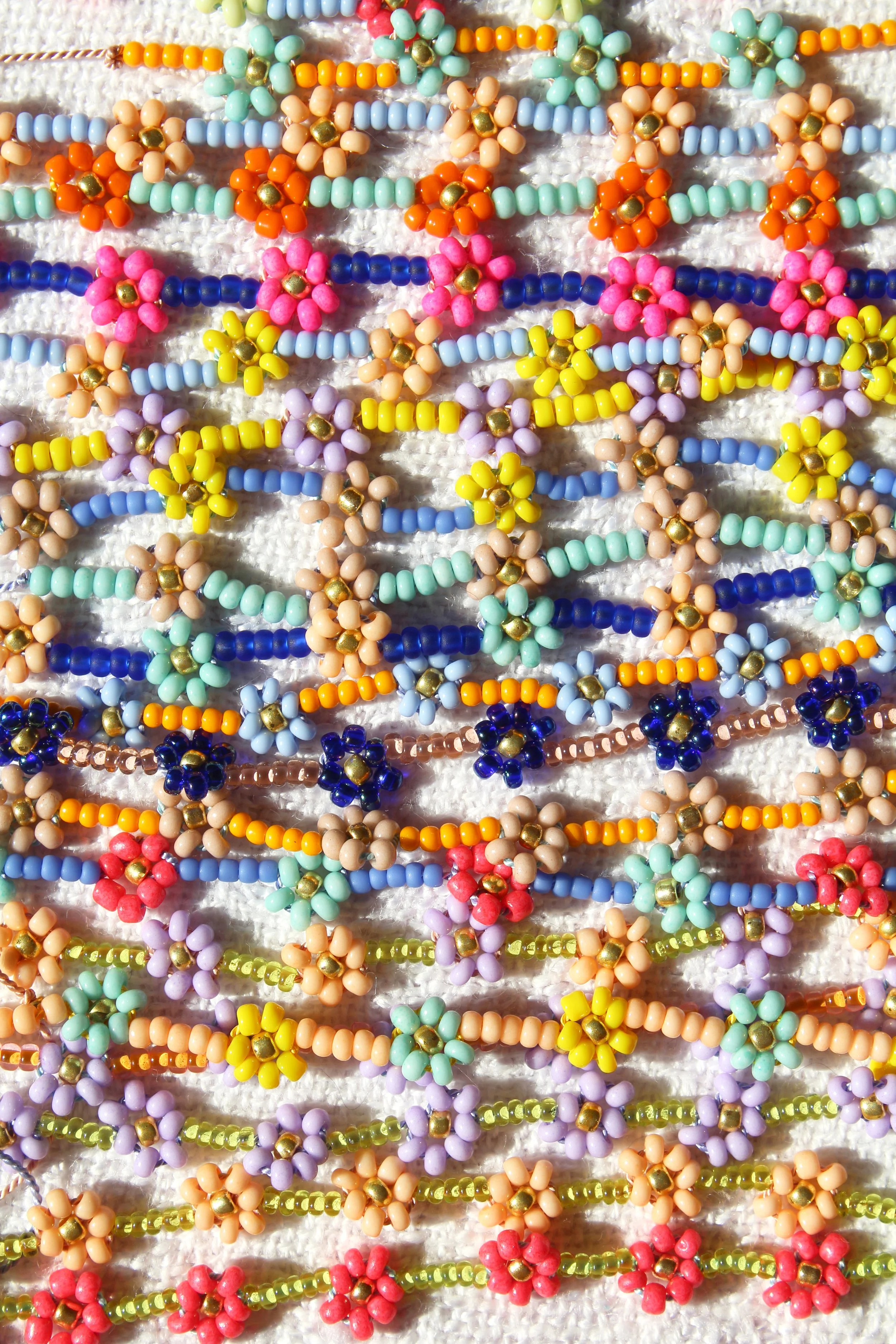 EASTER WORKSHOP: Beaded daisy bracelets with Imogen Melissa