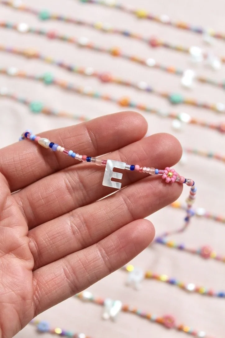 EASTER WORKSHOP:  Beaded necklace with personalisation option with IMOGEN MELISSA