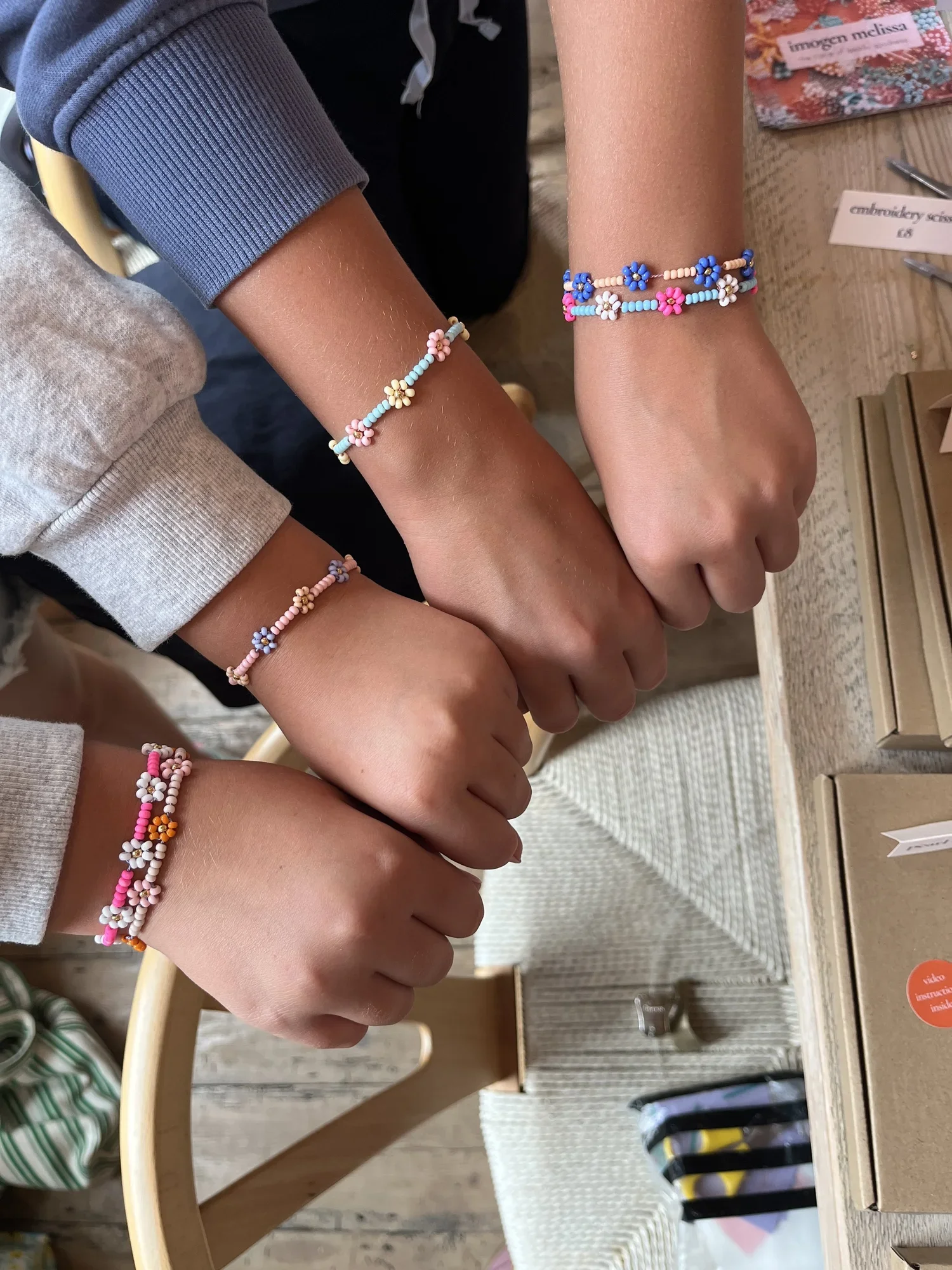 Beaded Daisy Bracelets