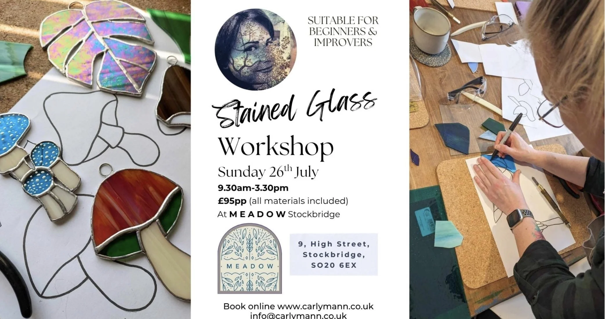 Stained Glass Workshop – An Introduction with Carly Mann Art