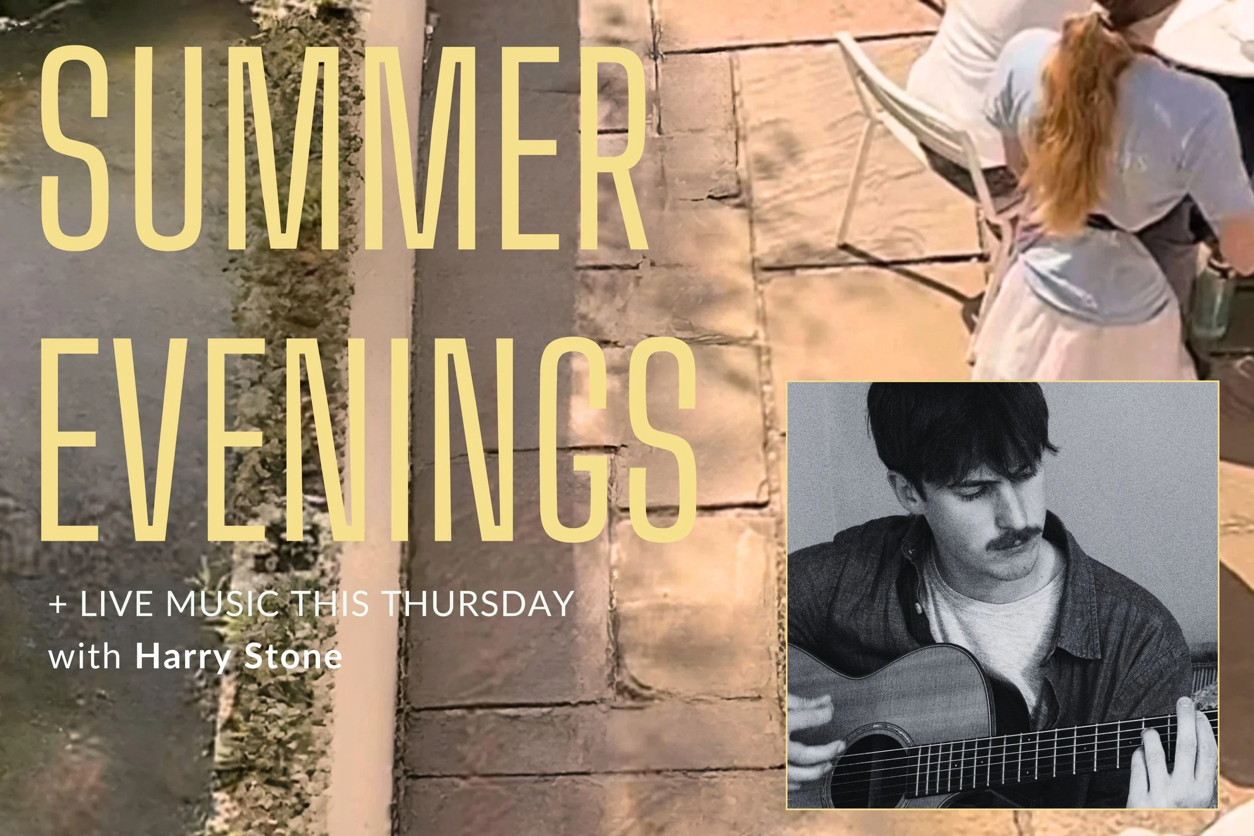Meadow Summer Evening with live music from Harry Stone