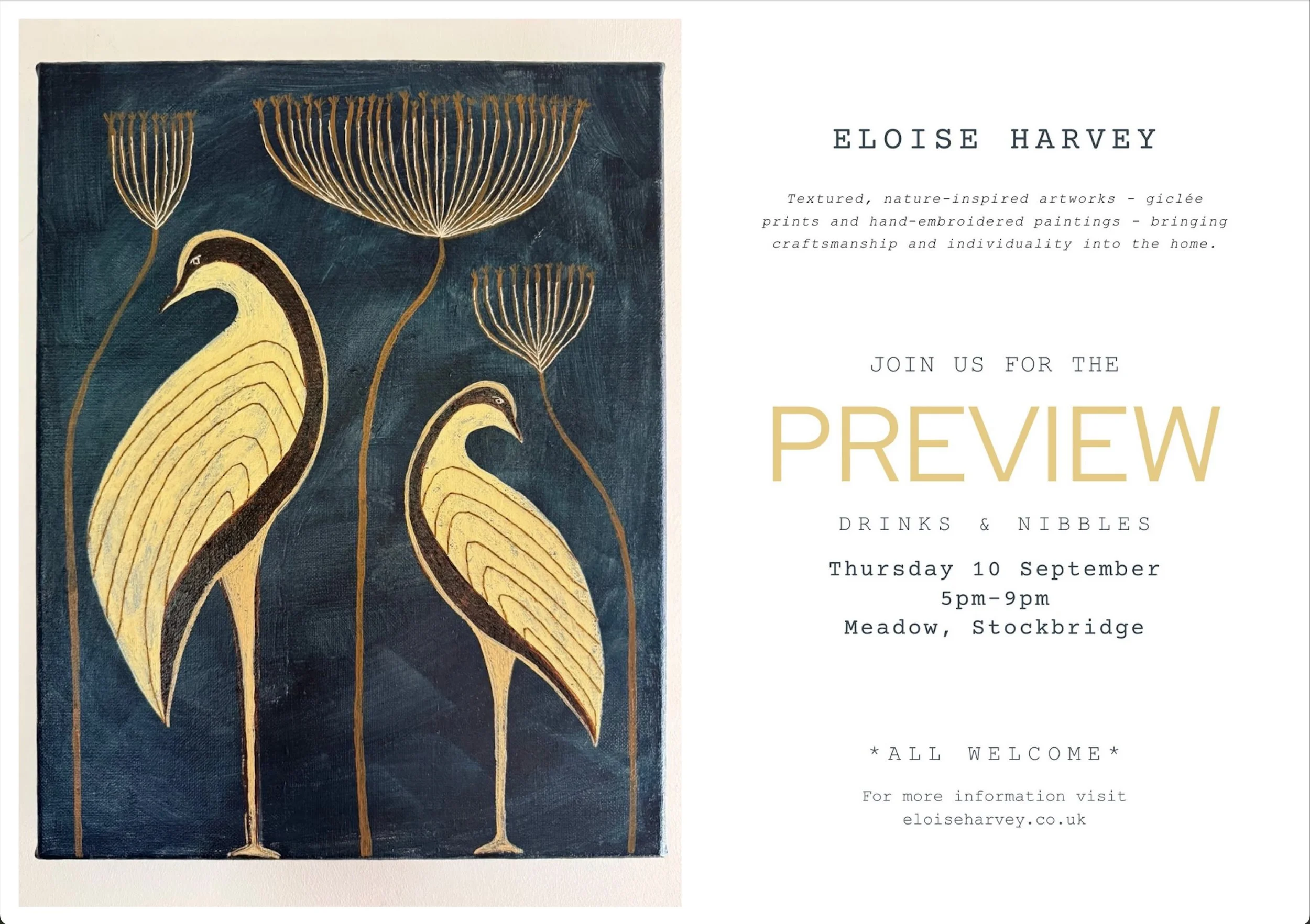 ELOISE HARVEY - PREVIEW EVENING