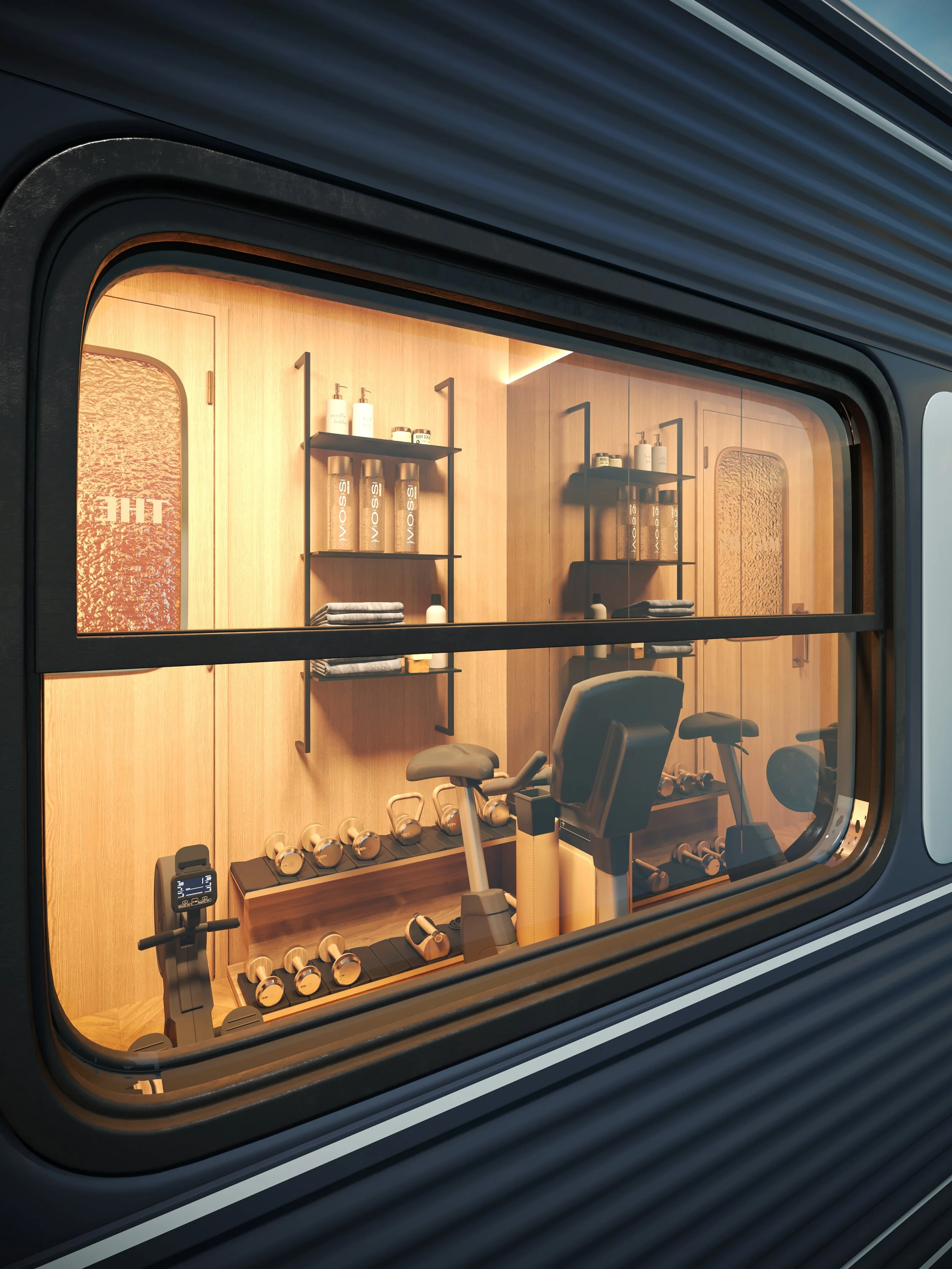 Nordic train gym workout