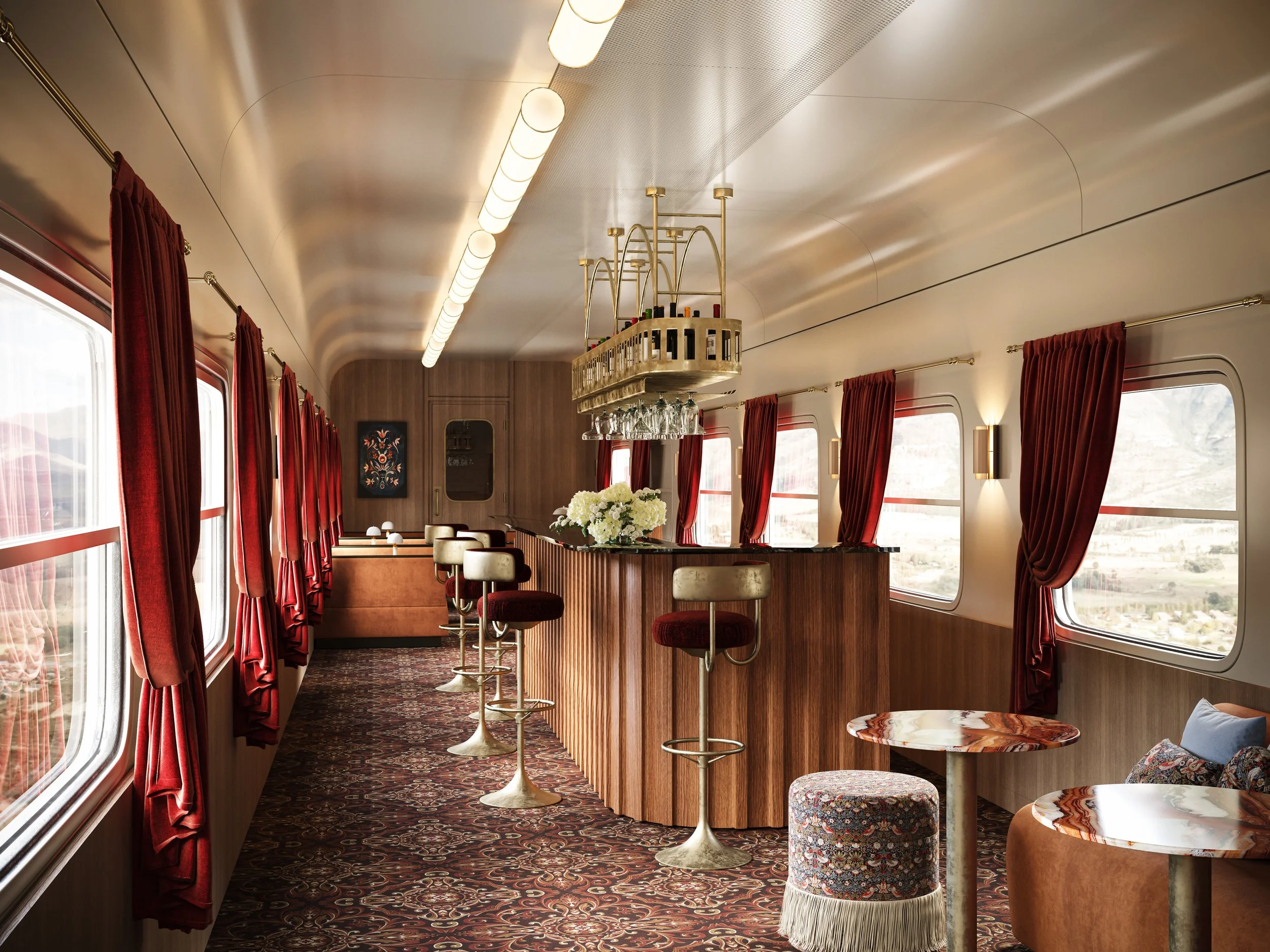 Nordic Luxury Train Bar
