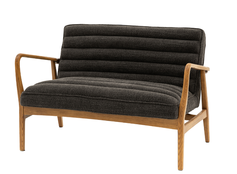 Datsun 2 seater sofa charcoal boucle 4.png