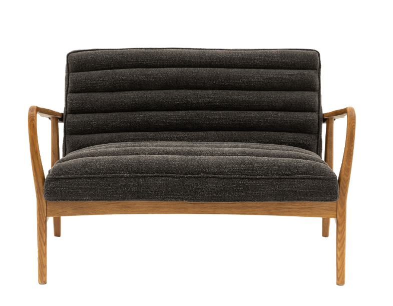 Datsun 2 seater sofa charcoal boucle 1.png