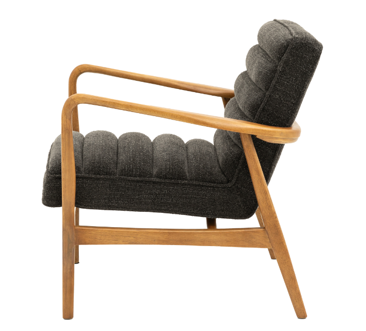 Datsun armchair charcoal boucle 7.png