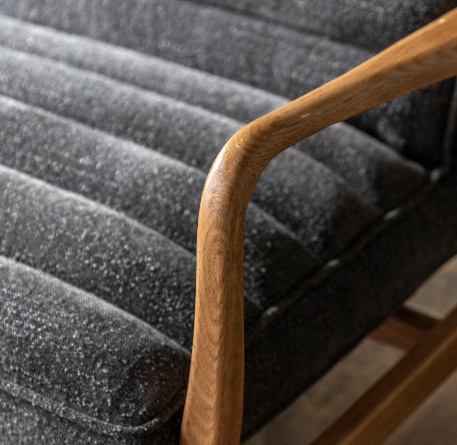 Datsun 2 seater sofa charcoal boucle 3.png