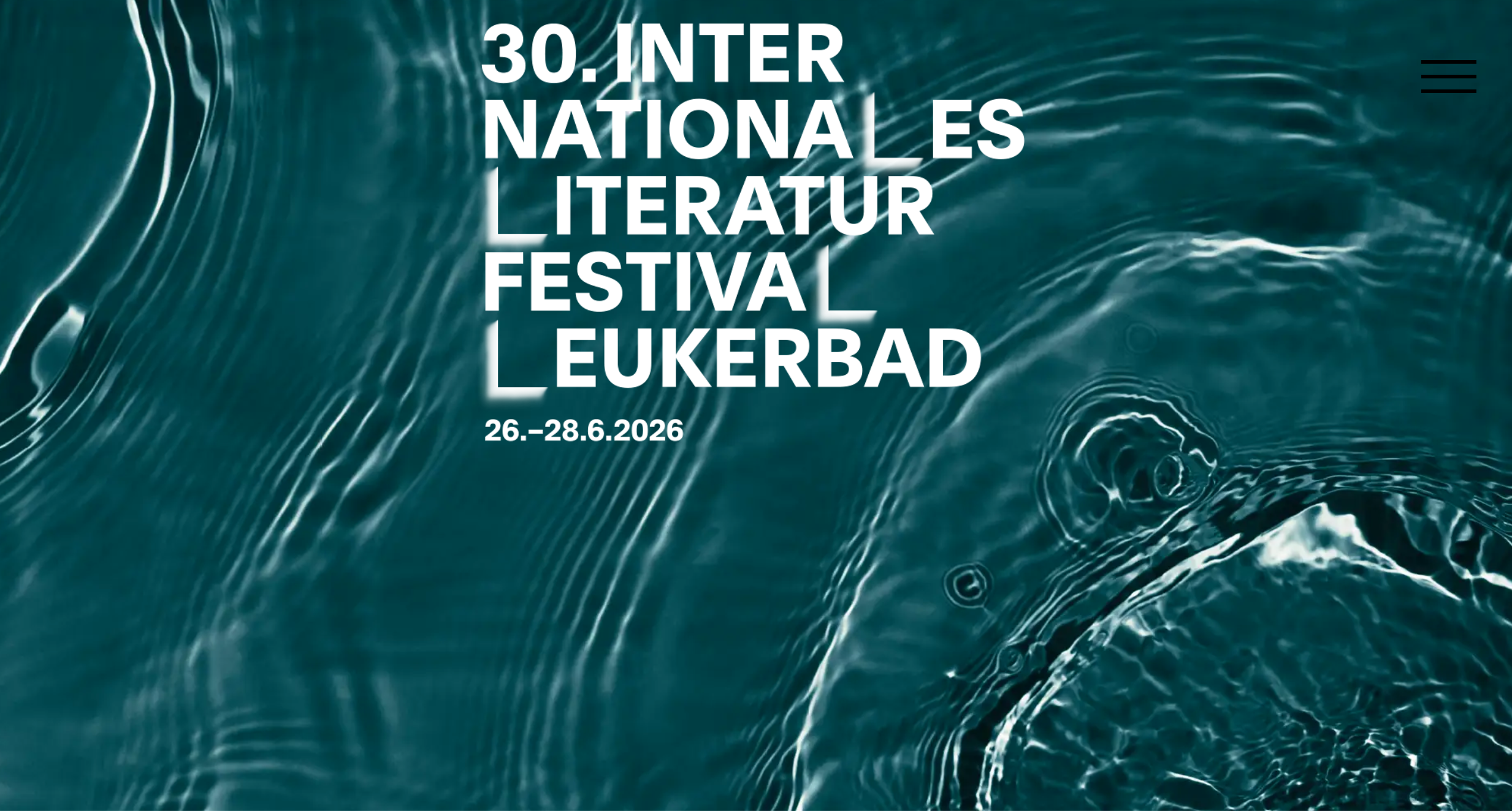 30. Literaturfestival Leukerbad