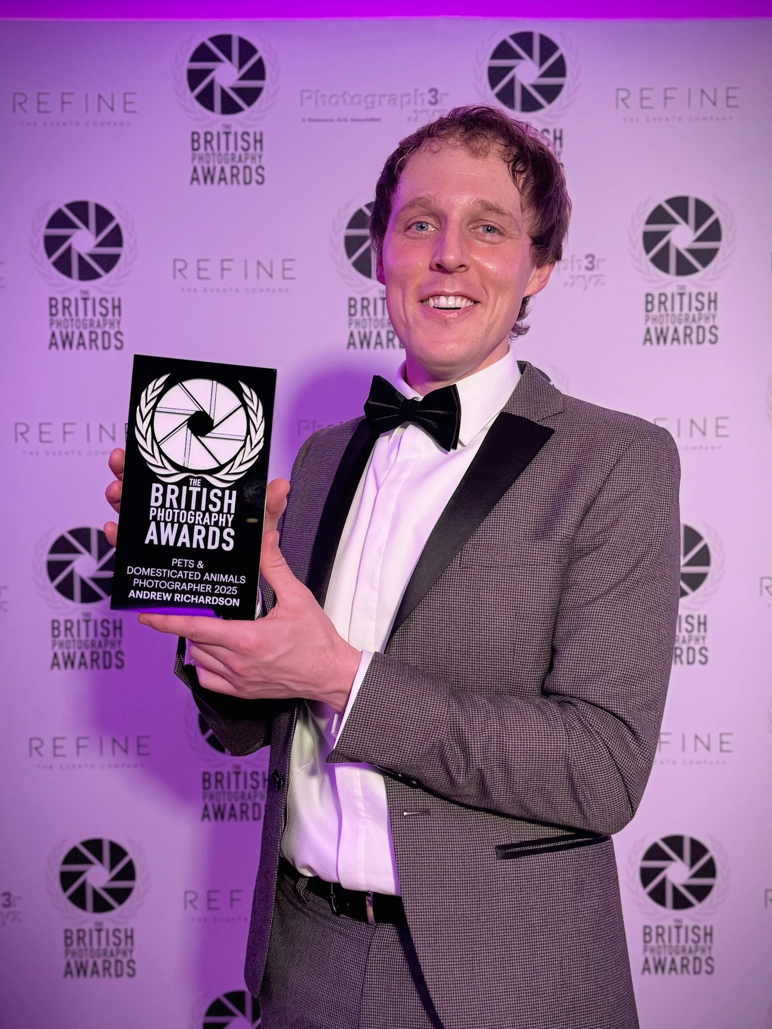 British Photography Awards Pet Photographer of the Year 2025 awarded to Andrew Raven.