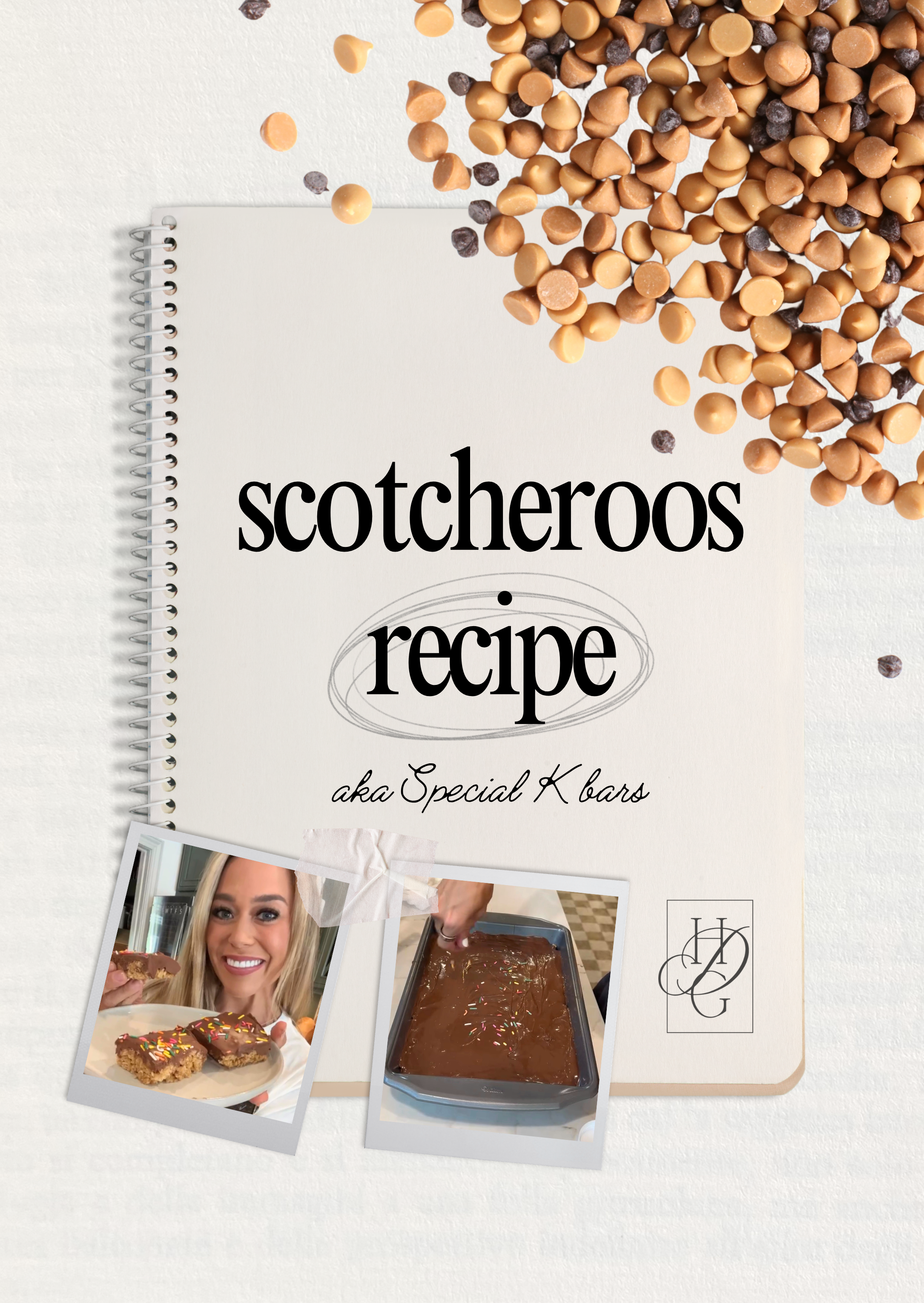 Scotcheroos aka Special K Bars 🍫