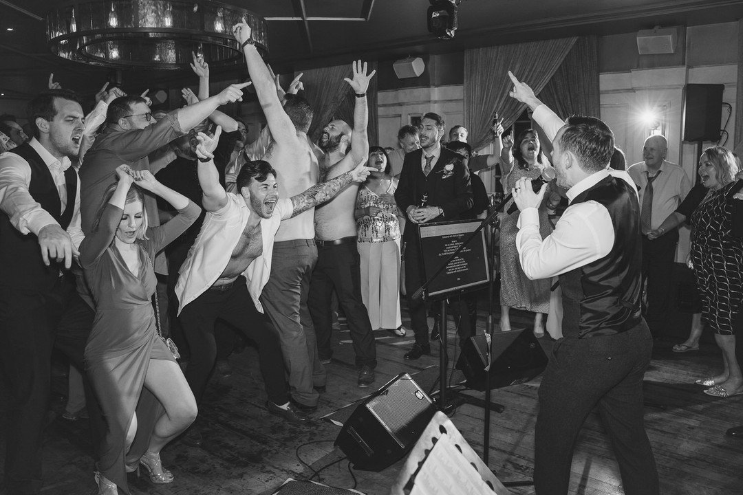 You will never regret having the Bandeoke experience at your wedding! Karaoke with a live band! This groom had the crowd in the palm of his hands! 

#bandeoke #weddingkaraoke #weddingentertainment #groomgoals #weddinginspiration #weddinginspo #groom 