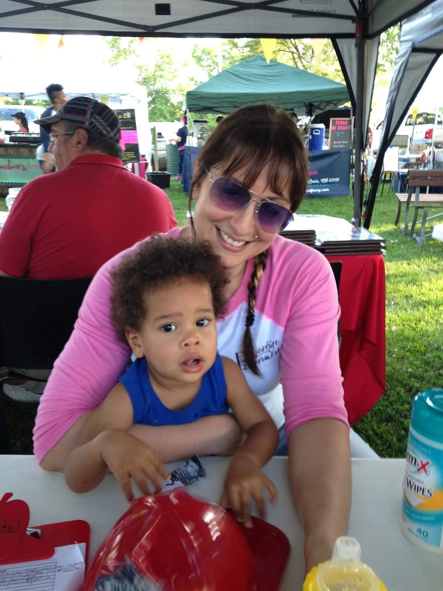 Noah and Mom U City Festival 2015.jpg