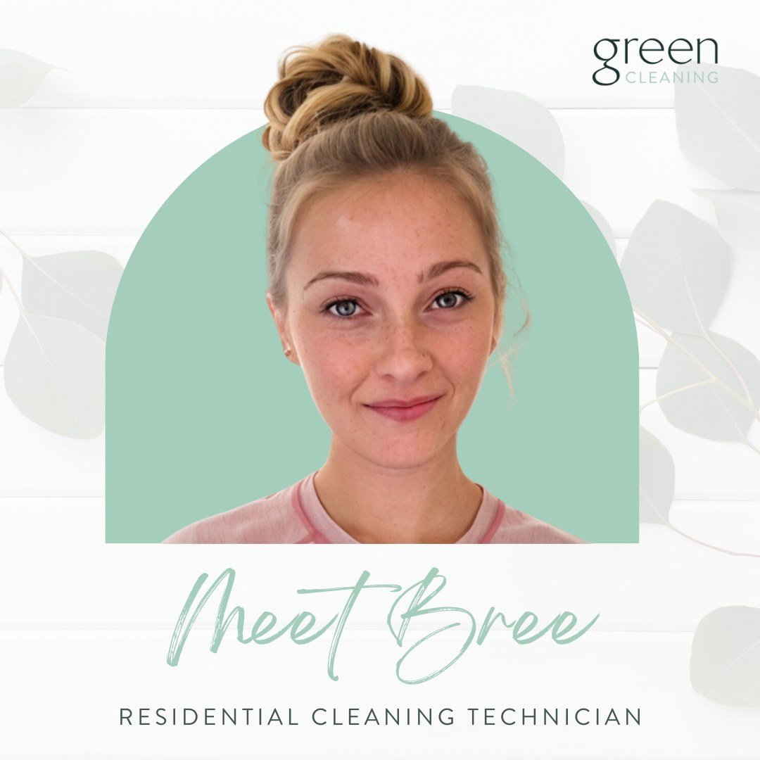 Say hello to Bree, our residential cleaning technician who's bringing her A-game and delightful smile to your homes!

Bree is a go-getter with a passion for growth who always strives to exceed expectations.  When she's not at work, you'll find her cu