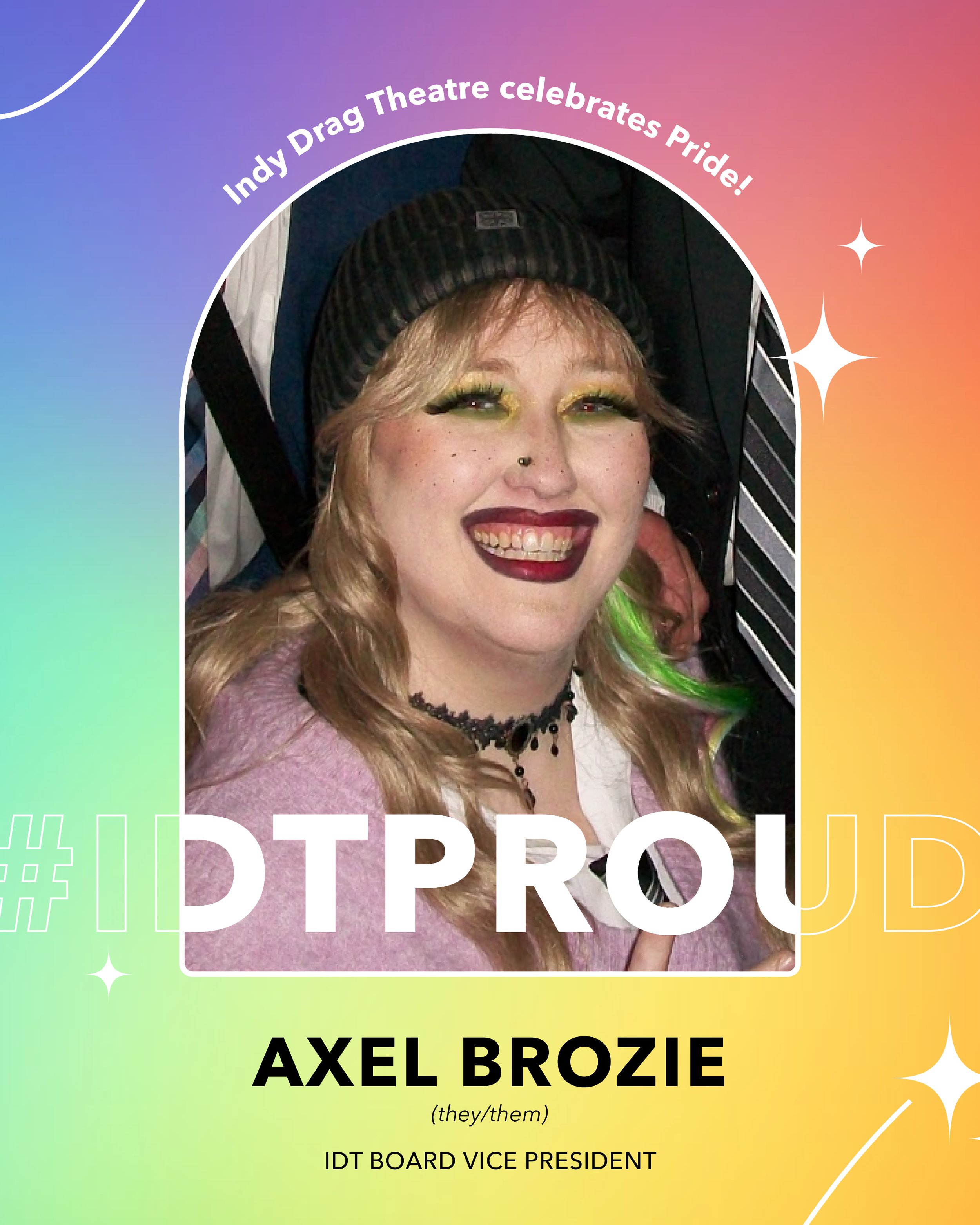 Axel Brozie celebrates Pride!