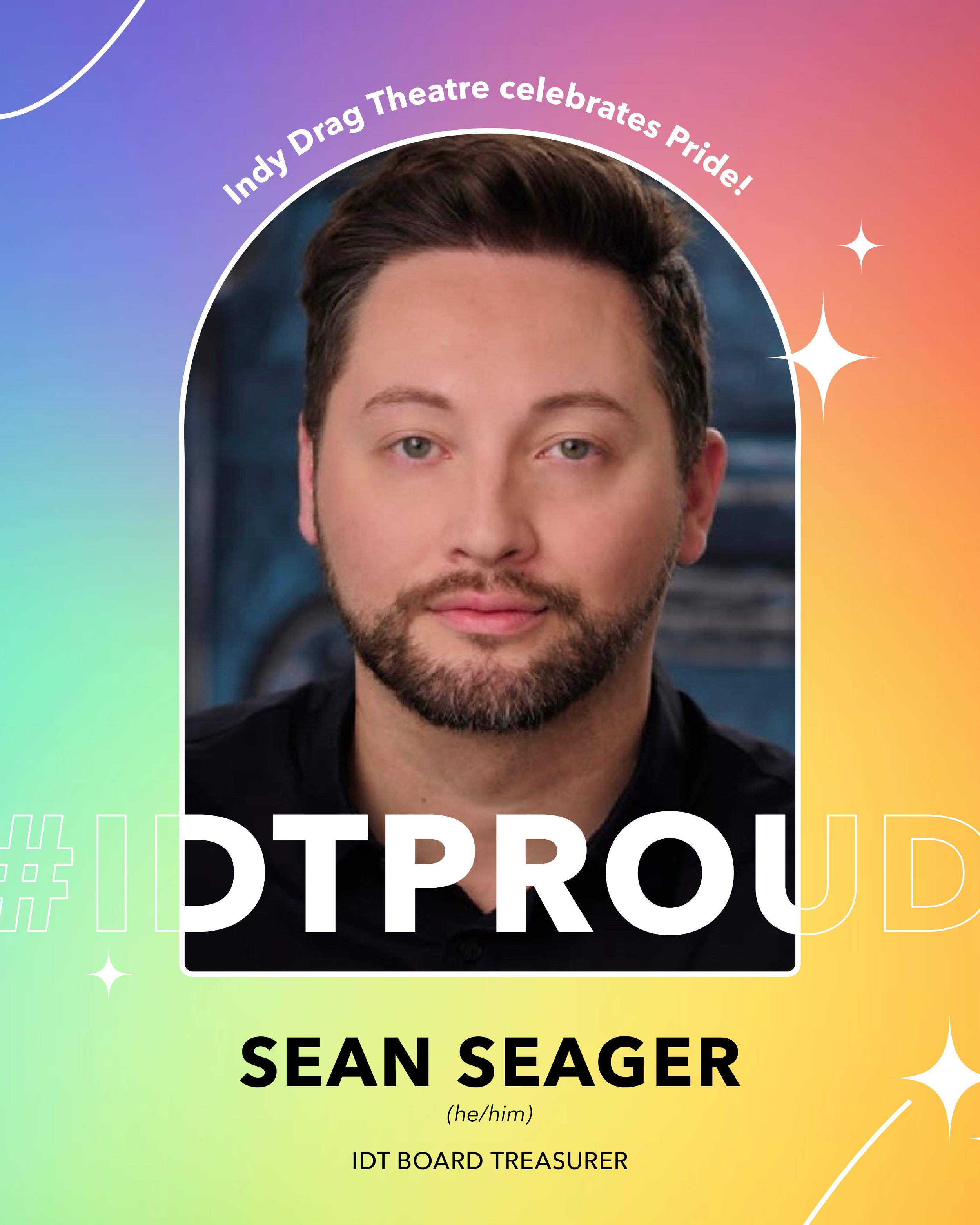 Sean Seager celebrates Pride!