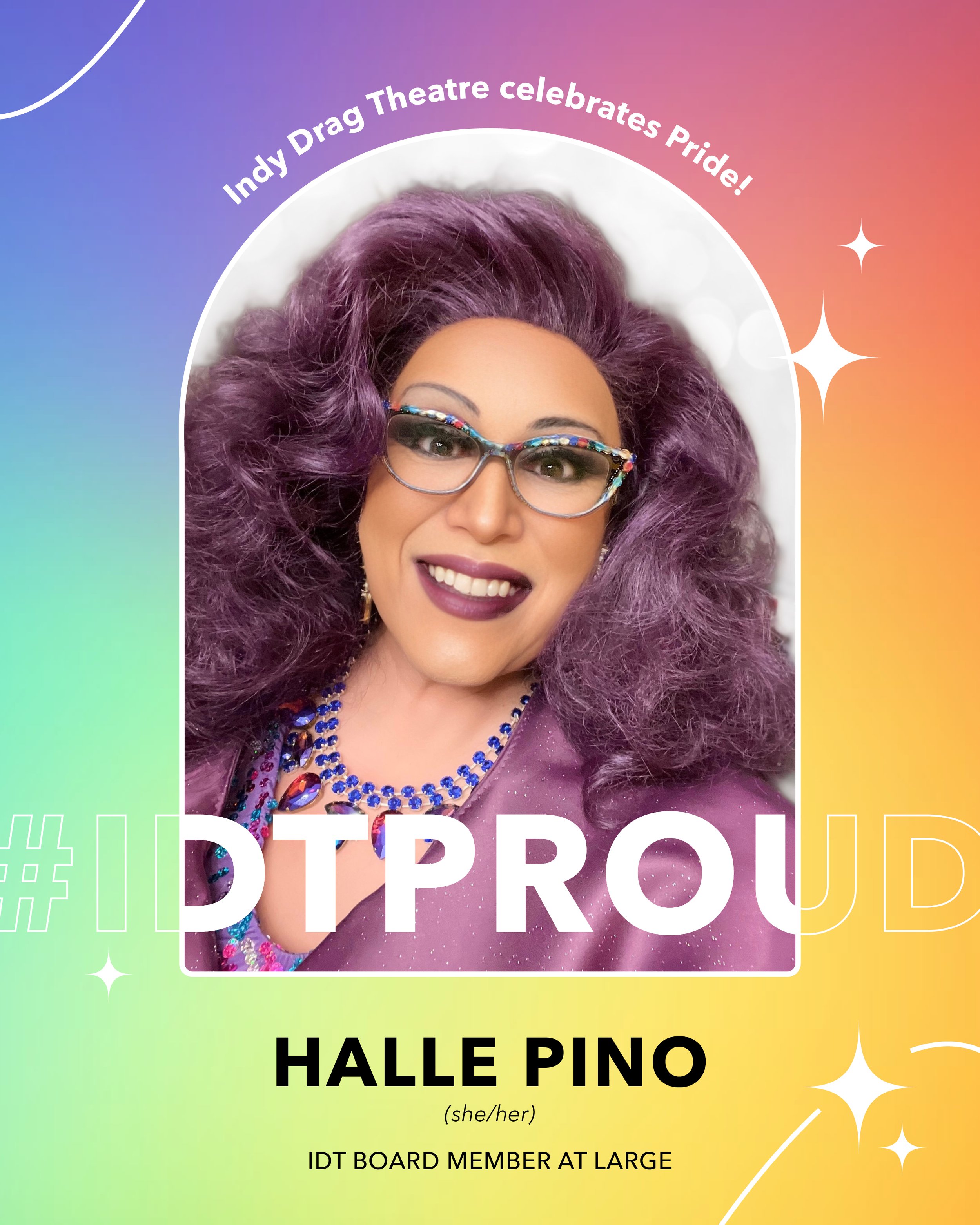 Halle Pino celebrates Pride!