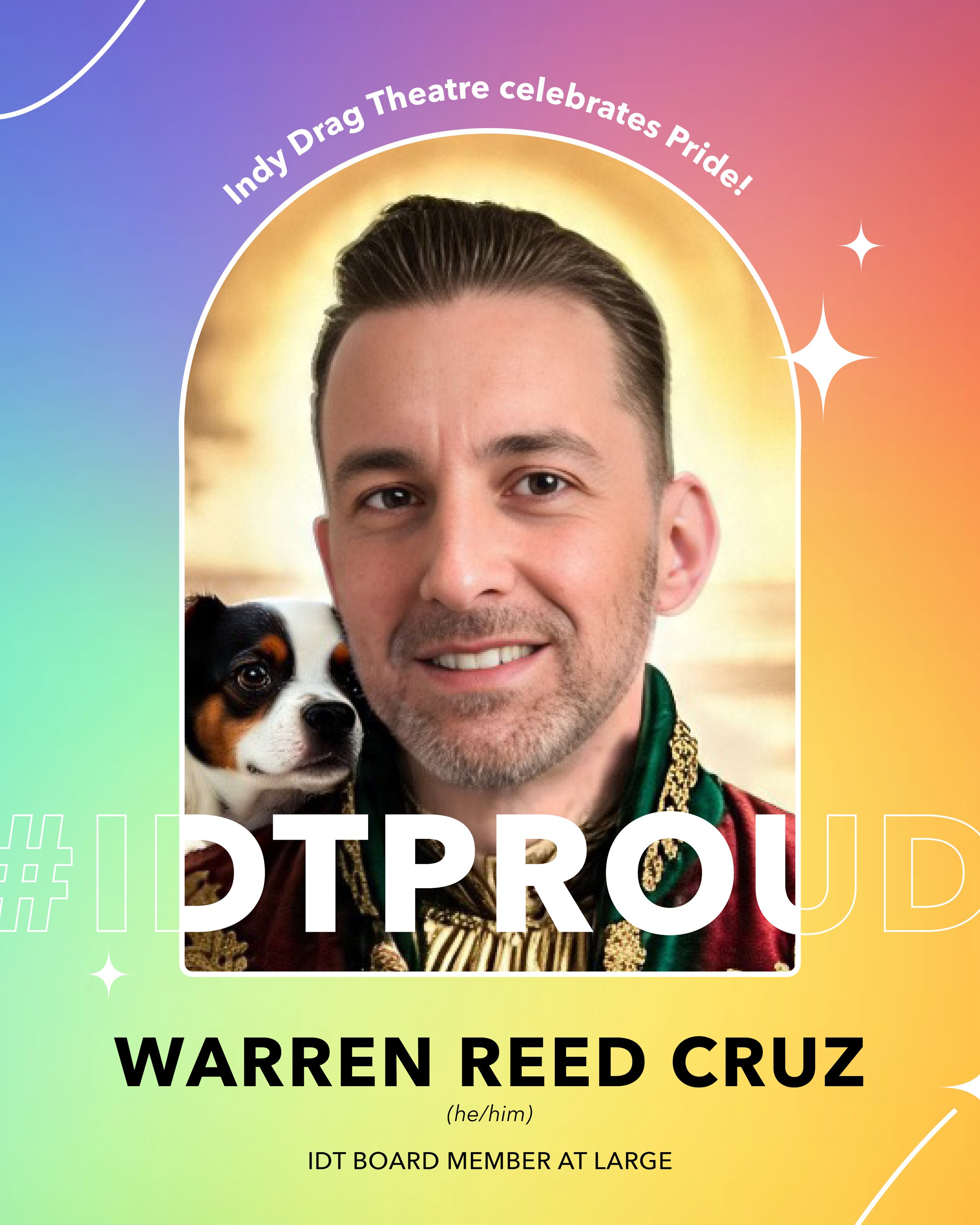 Warren Reed Cruz celebrates Pride!