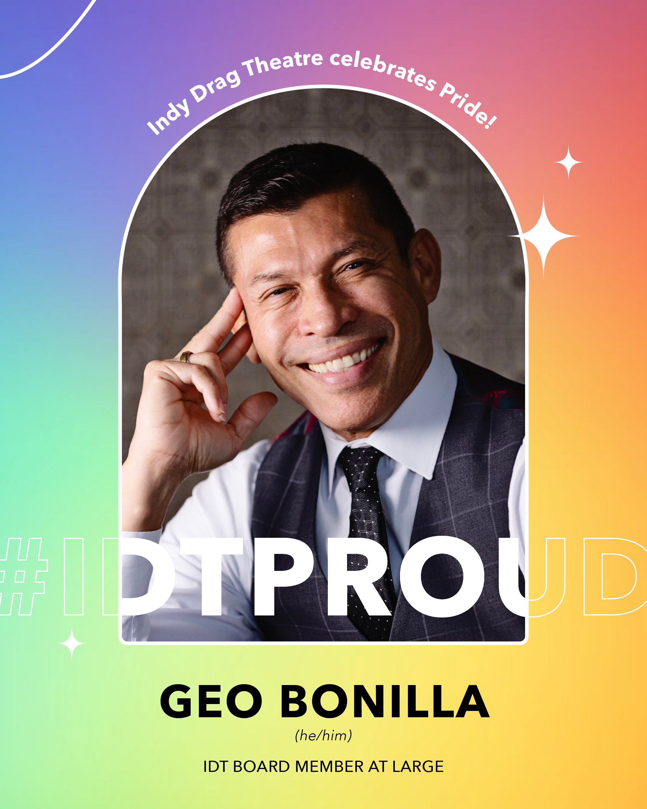Geo Bonilla celebrates Pride!