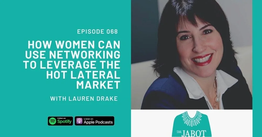 Above the Law Podcast: Lauren Drake Discusses “Female Law Firm Leaders Roundtable,” Women in Law on "The Jabot"