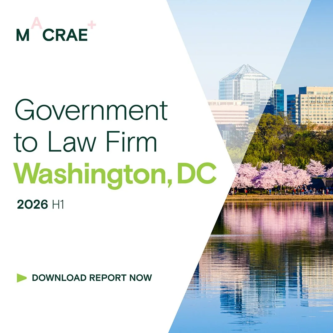 Washington DC Government to Law Firm: 2026 H1 in Review