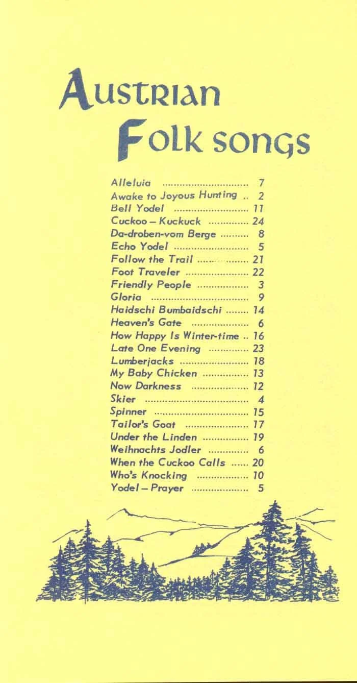 Austrian Folk Songs