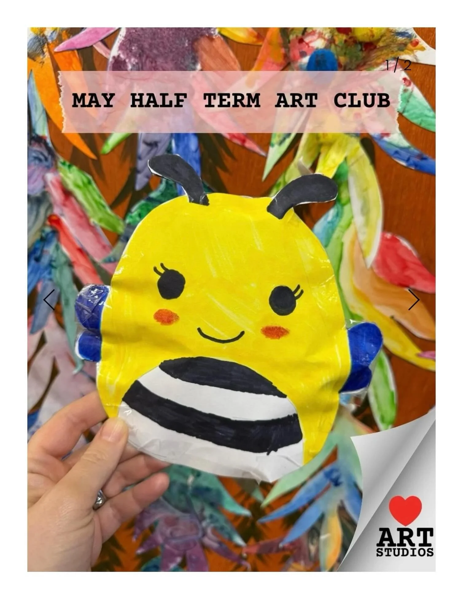 Creative days aimed at primary school aged children 5-10yrs old.

Join us during the May Half Term for fun, creative art and craft sessions filled with painting, sculpture, printmaking and more! Our clubs are designed to give children the chance to e