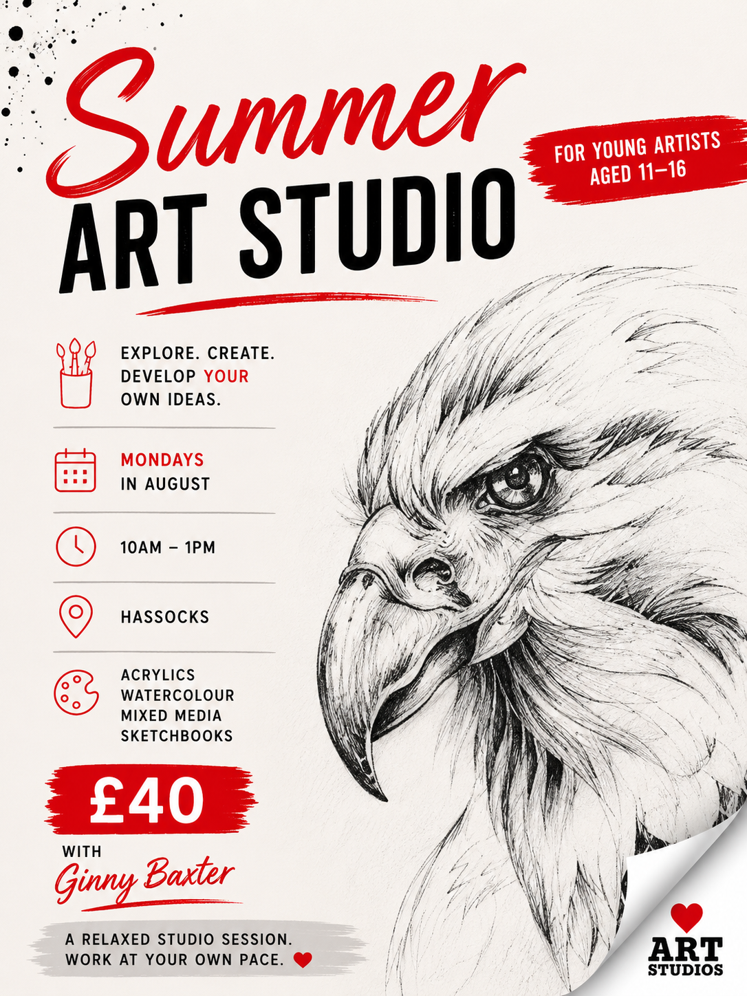 Young Artist Summer Studio Sessions - Hassocks