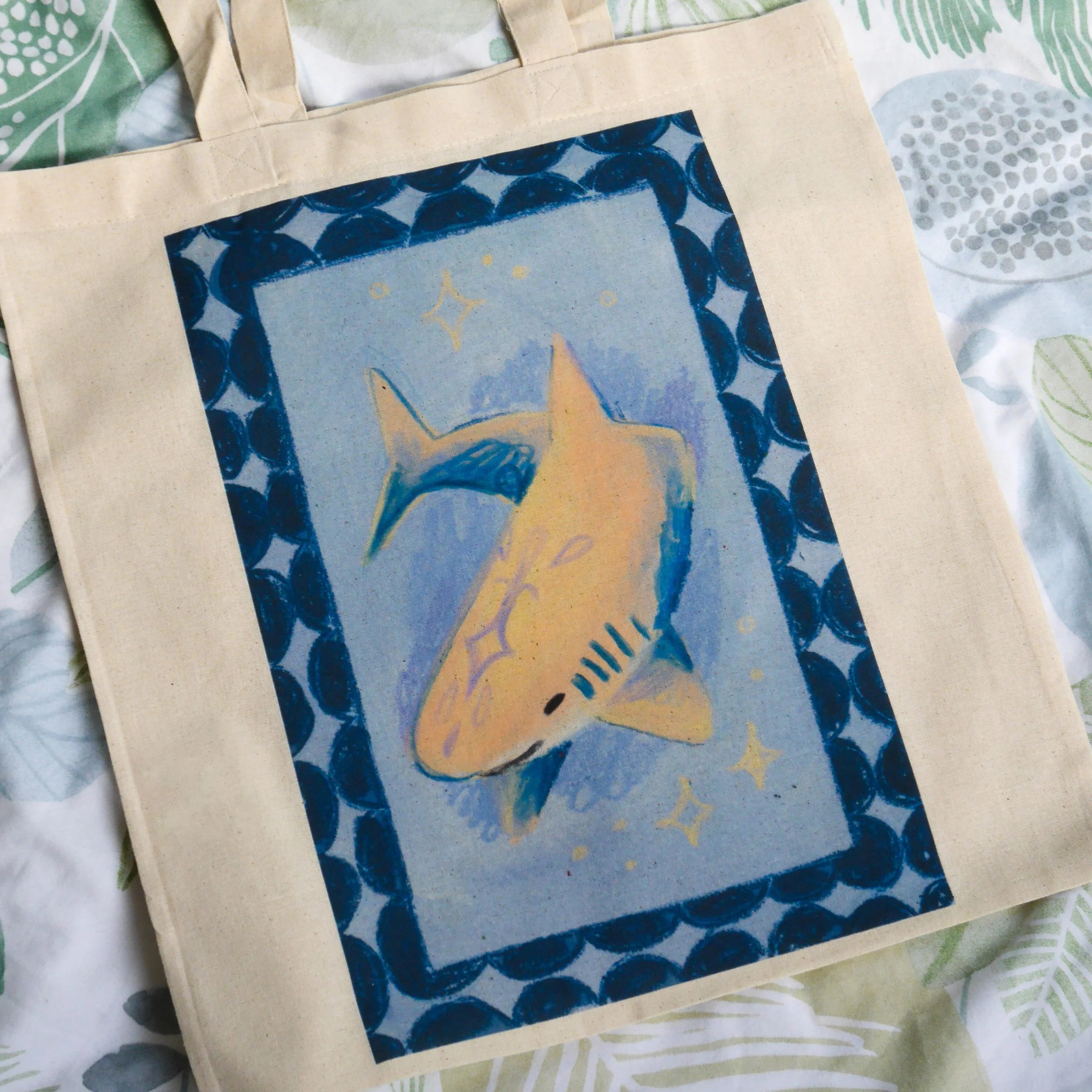 Lemon Shark Bag + Print