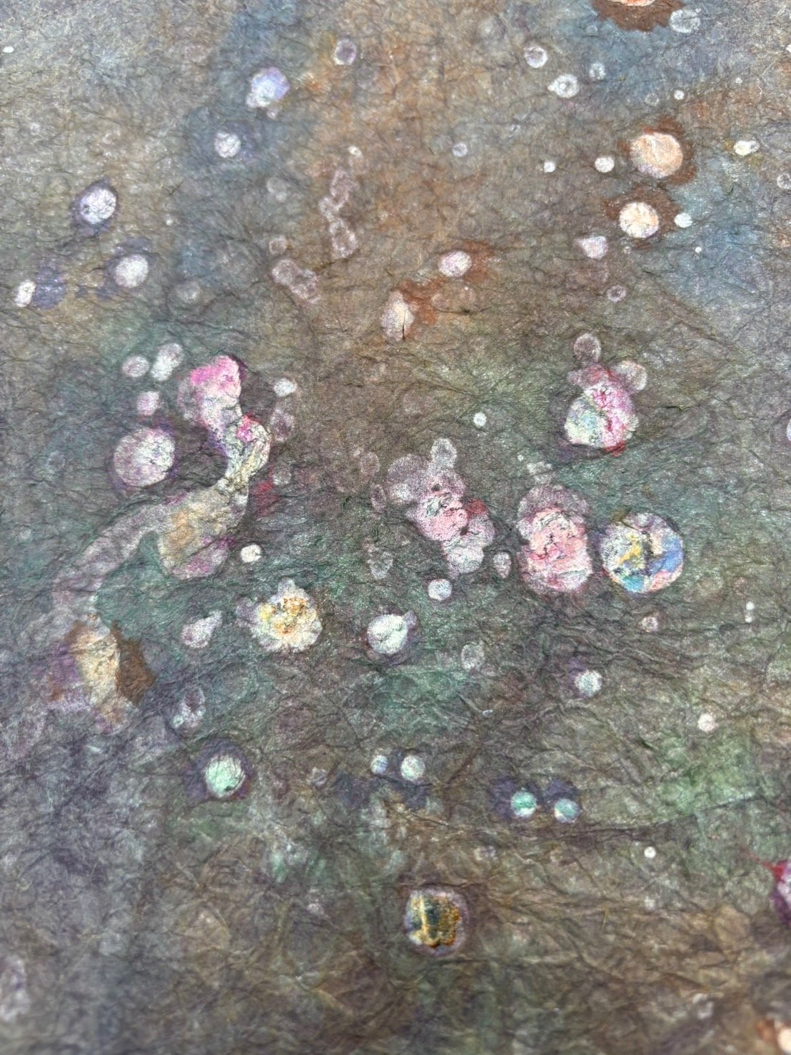 Washi Paper - Plant Dyed Mineral Foil 1