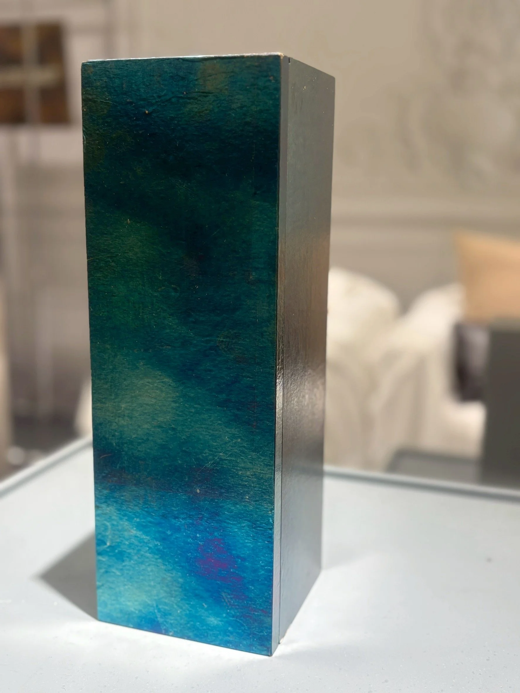 Isetan Shinjuku — Limited edition tea box in paulownia wood with mother-of-pearl and vintage foils · A box made to outlast what it holds · 2026