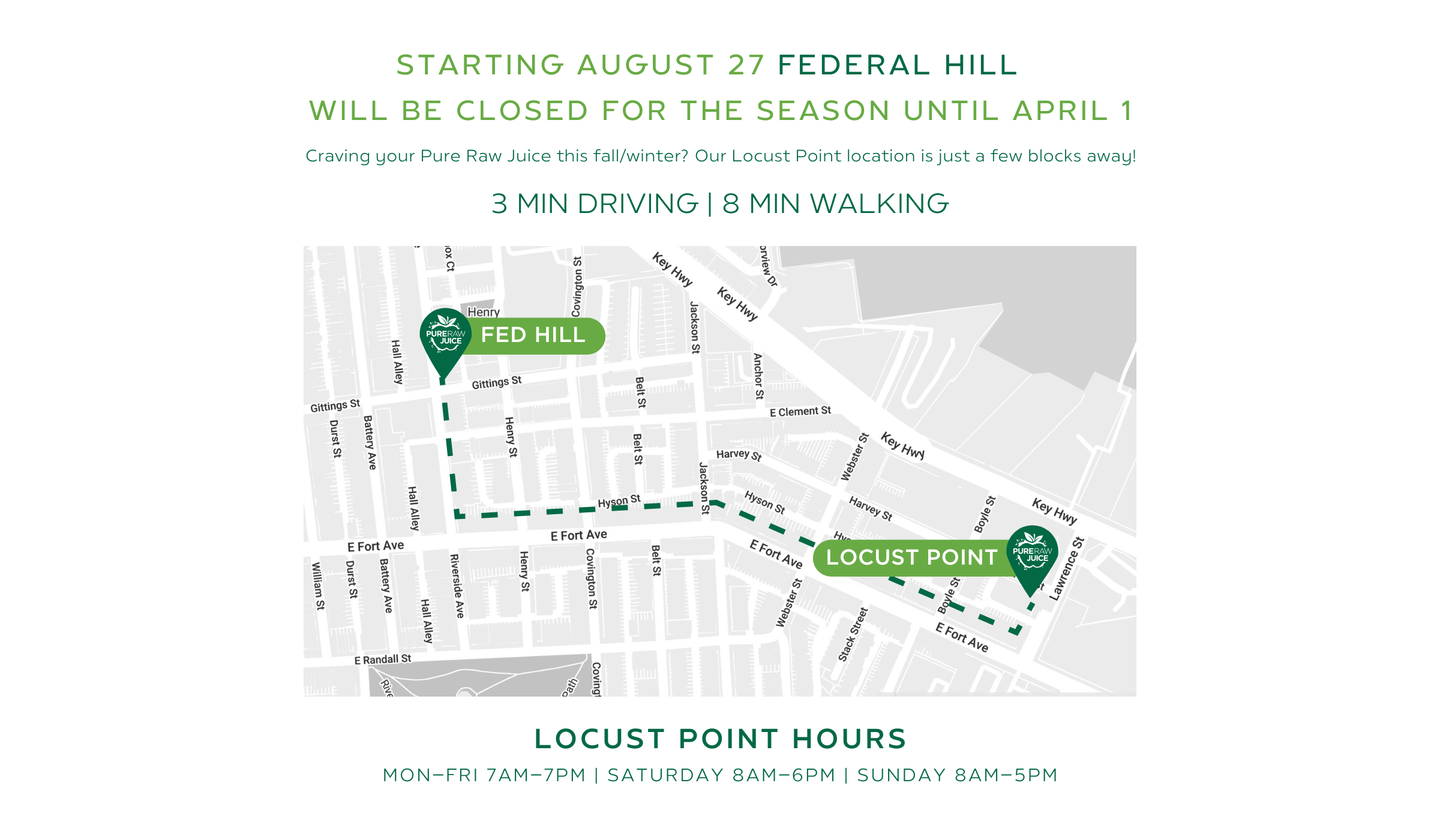 Federal Hill — Pure Raw Juice