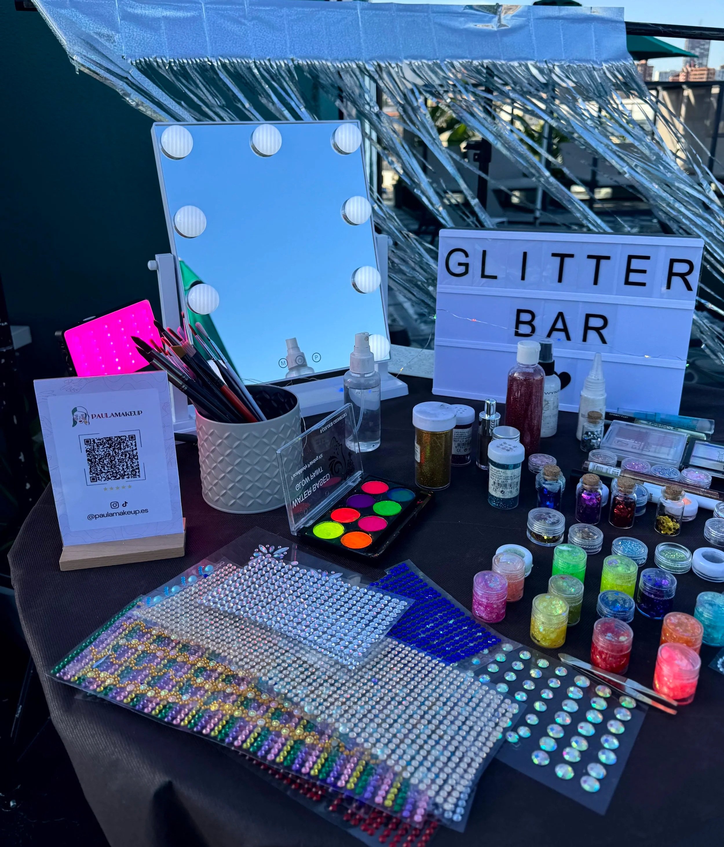 Glitter Bar para bodas