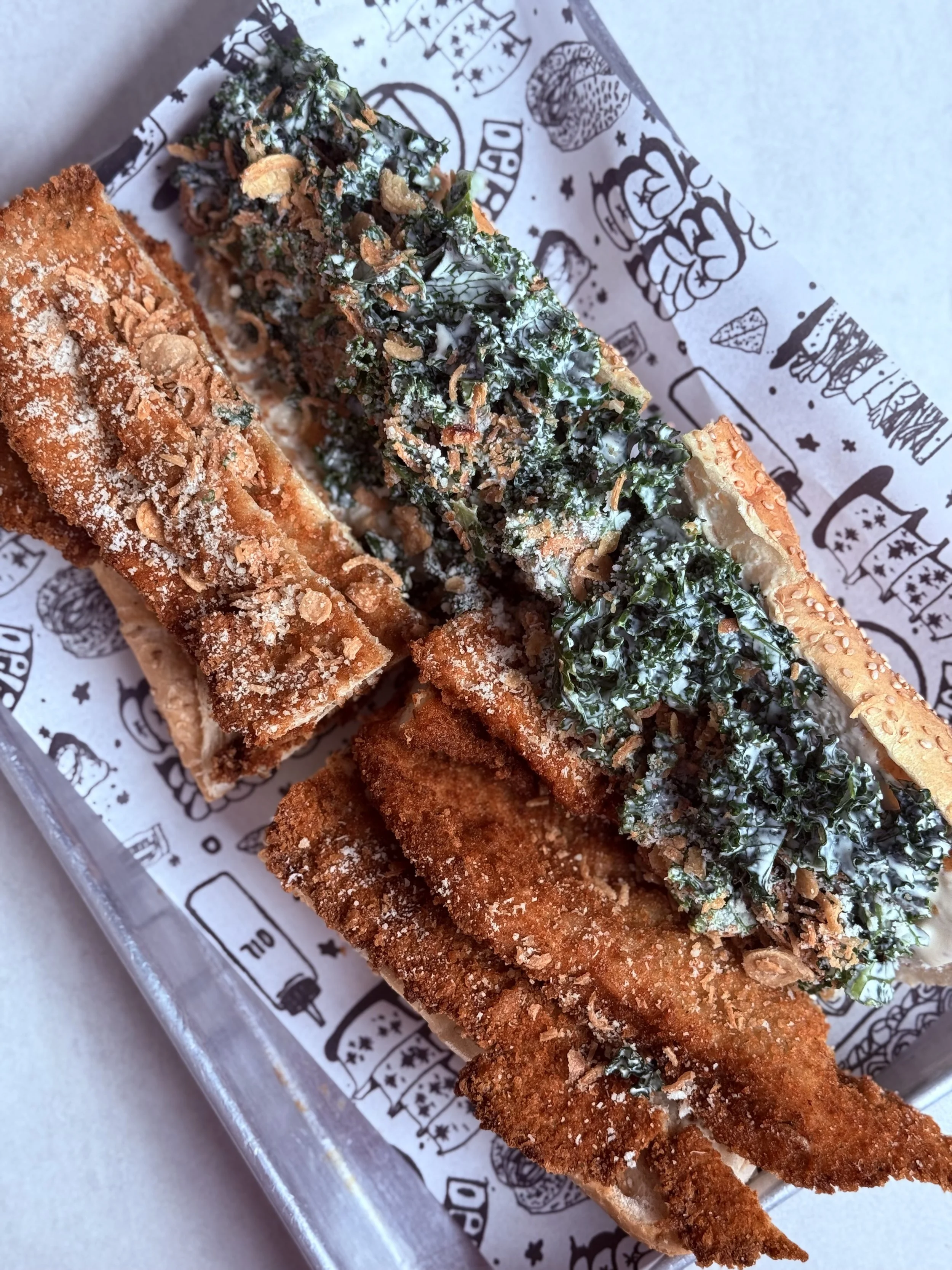 LIberty's Kitchen's Kale Caesar Chicken Cutlet Hoagie