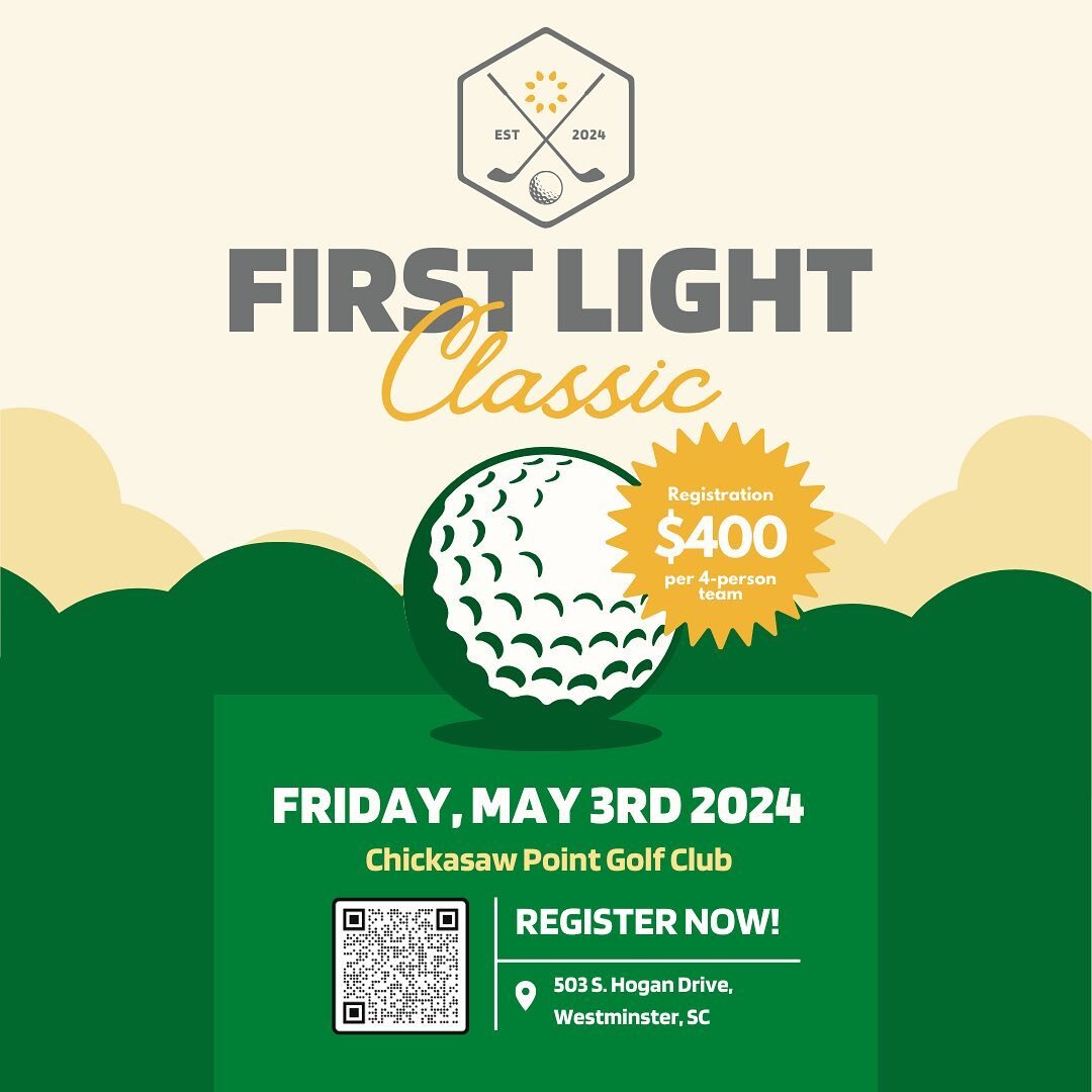 🏌🏽&zwj;♂️⛳️Calling all golfers! ⛳️ 🏌🏼&zwj;♀️

It&rsquo;s time to swing into action and register for the First Light Classic golf tournament on May 3rd! All proceeds provide direct services to survivors right here in our own community. Register yo